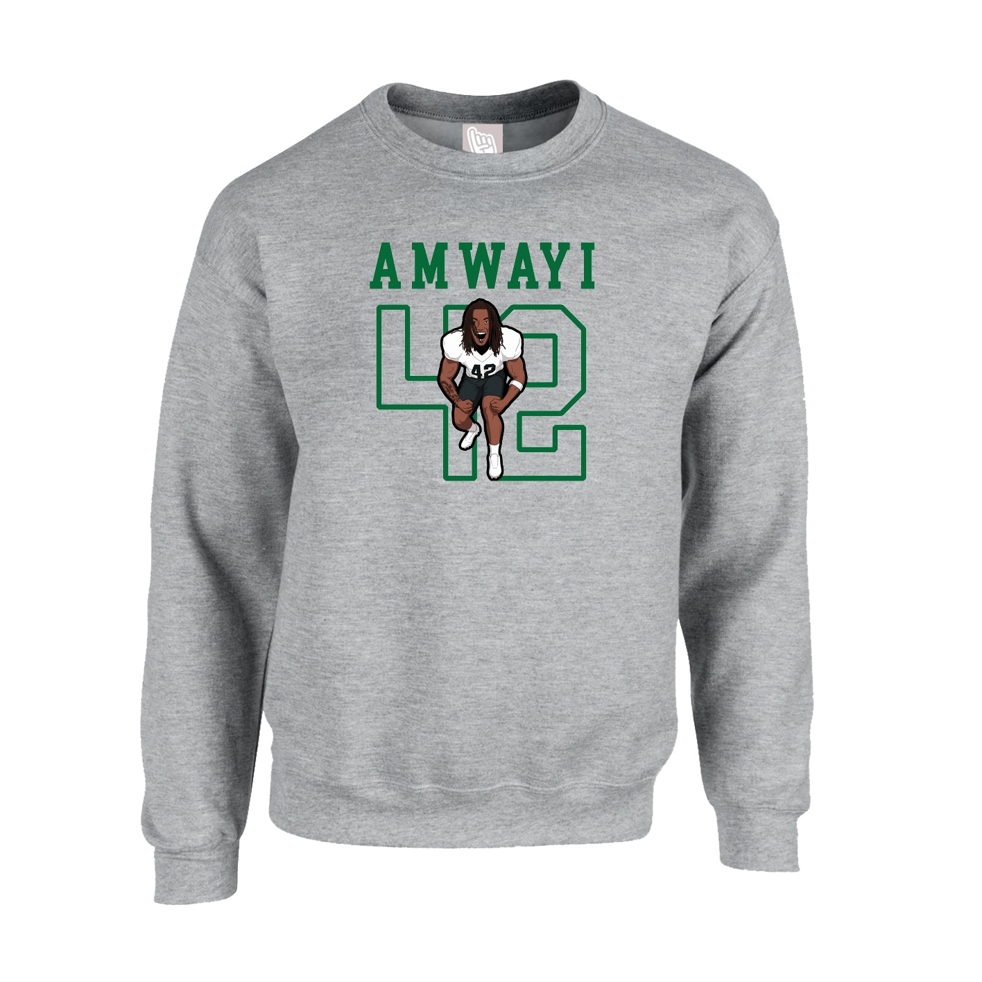 Fleece Crew — Shirsey in Grey