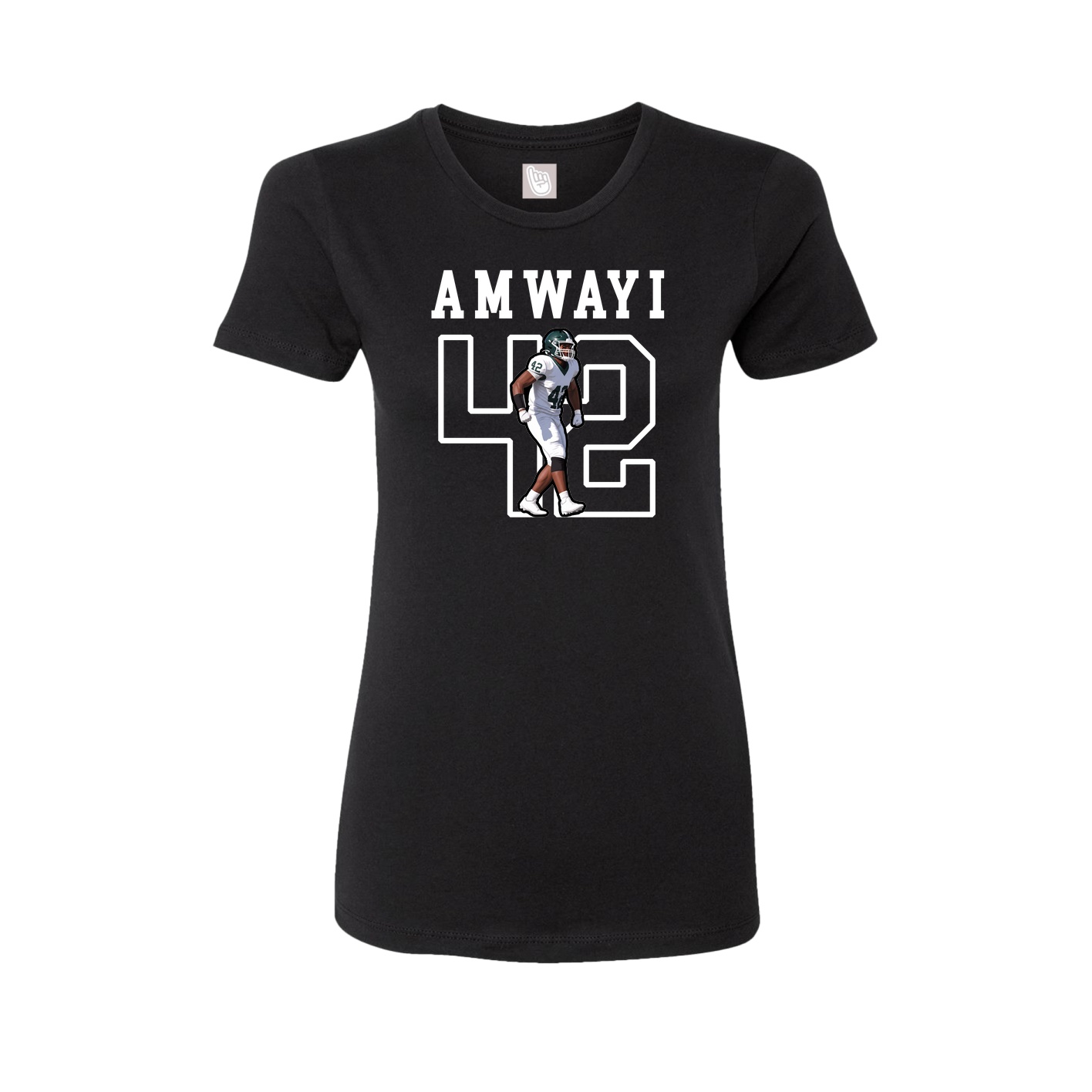 Fitted Women's Tee — Shirsey in Black