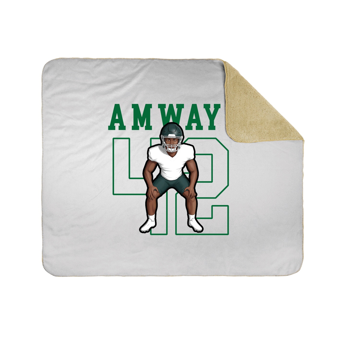 Throw Blanket — Shirsey in White