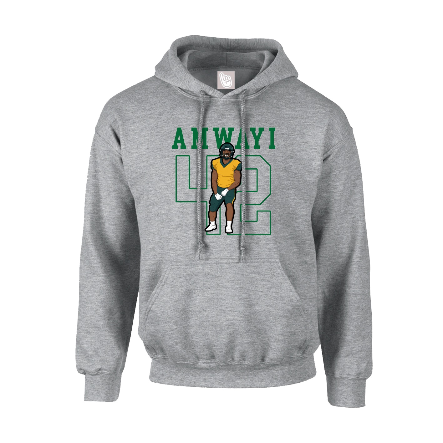 Hoodie — Shirsey in Grey