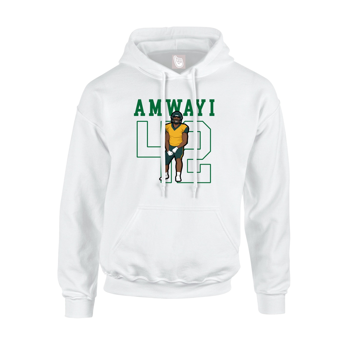 Youth Hoodie — Shirsey in White