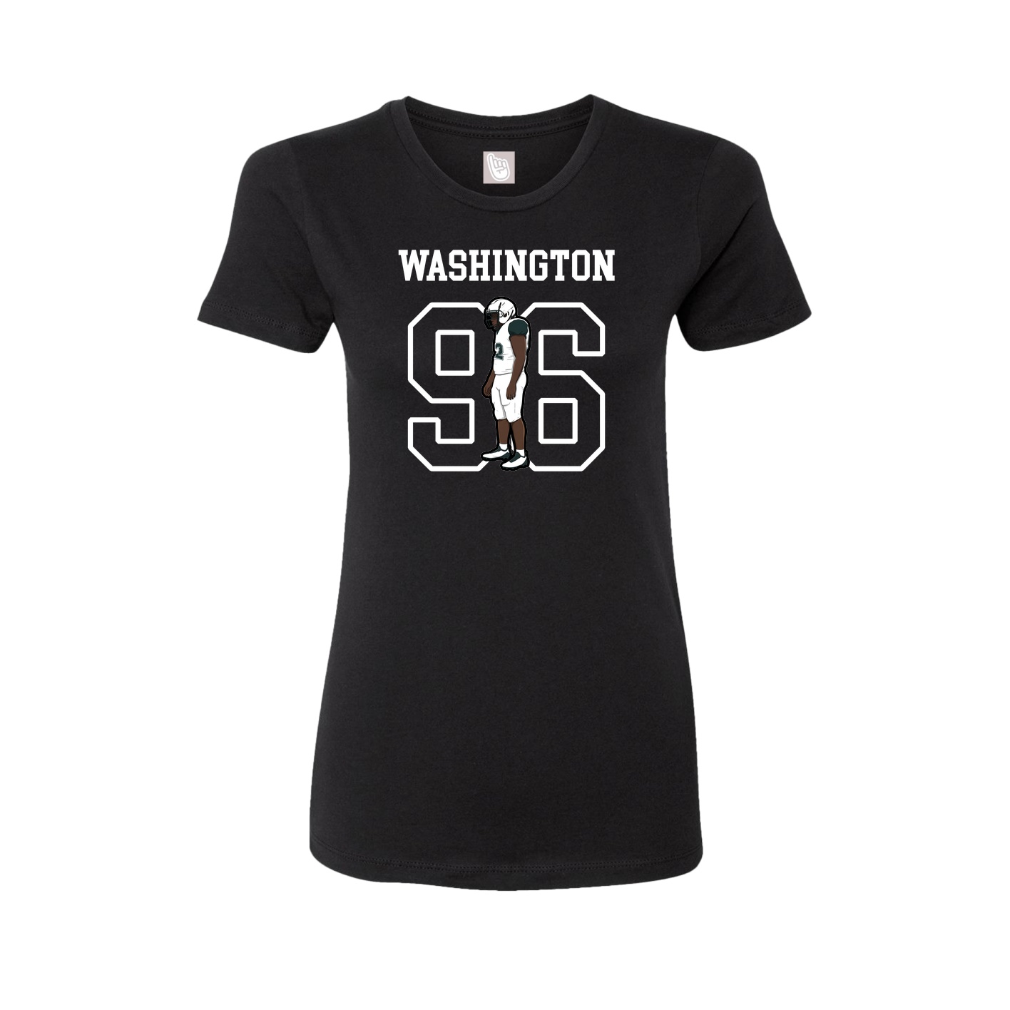 Fitted Women's Tee — Shirsey in Black
