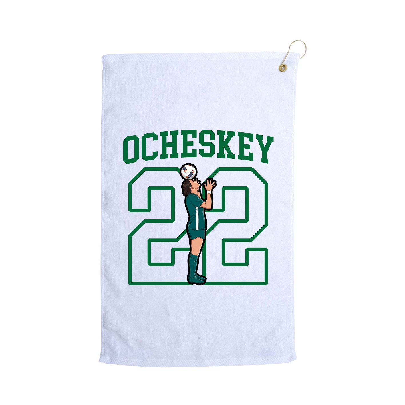 Golf Towel — Shirsey in White