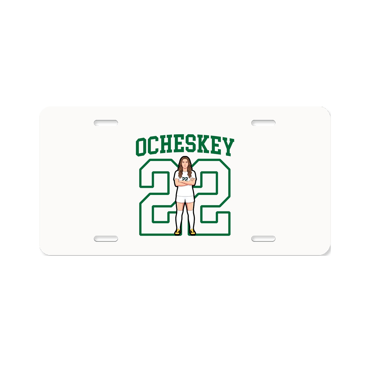 License Plate — Shirsey in Classic