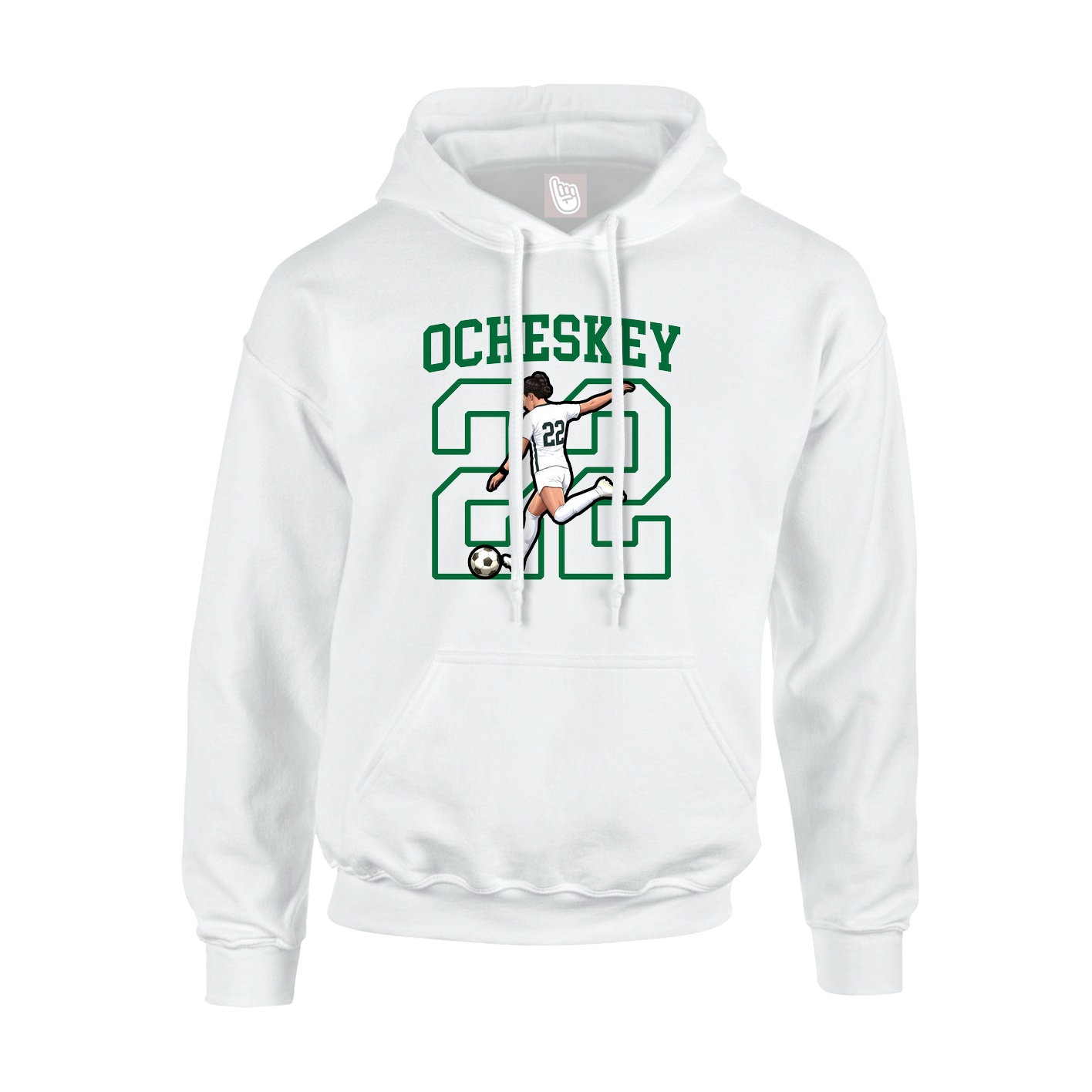 Hoodie — Shirsey in White