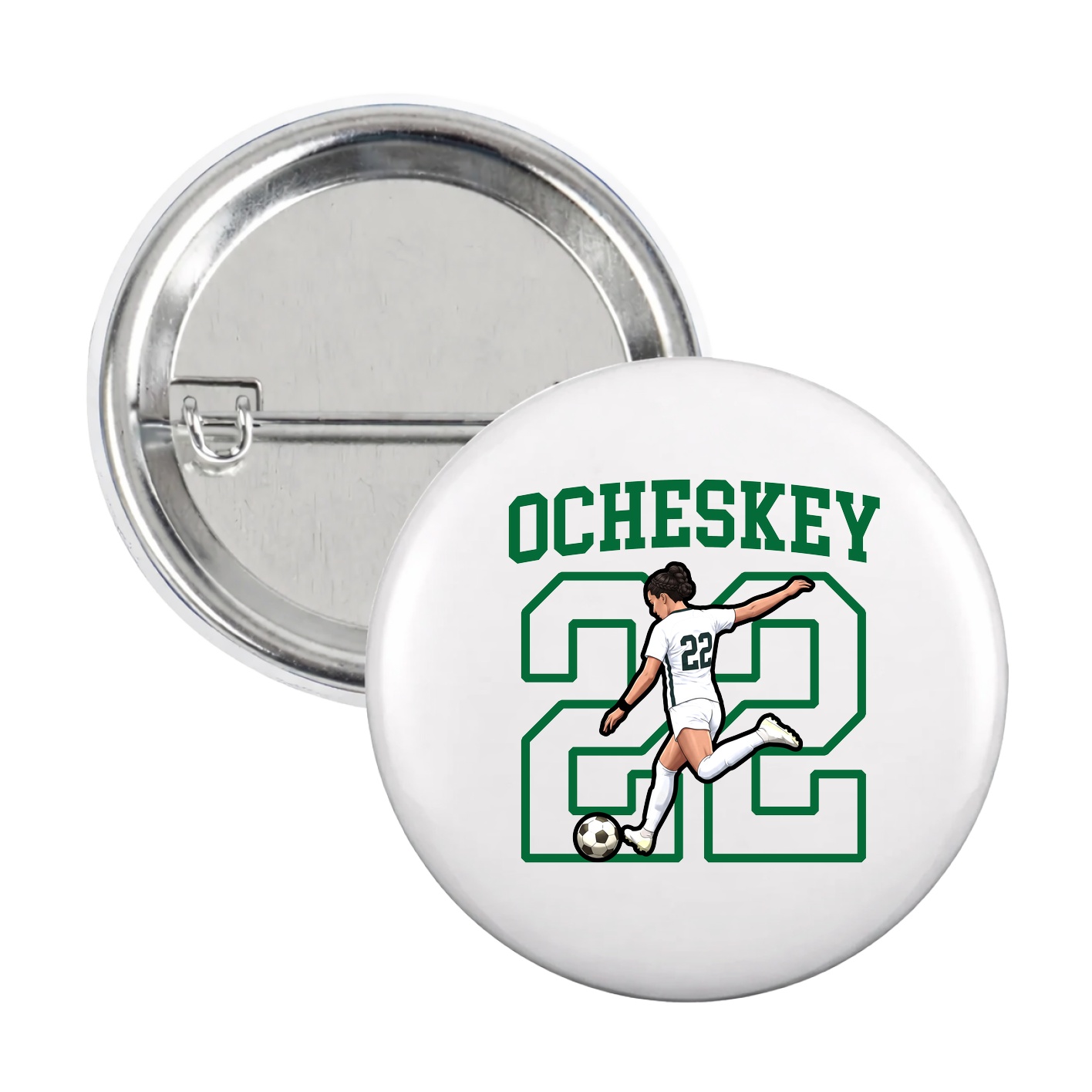 Game Day Button — Shirsey in White