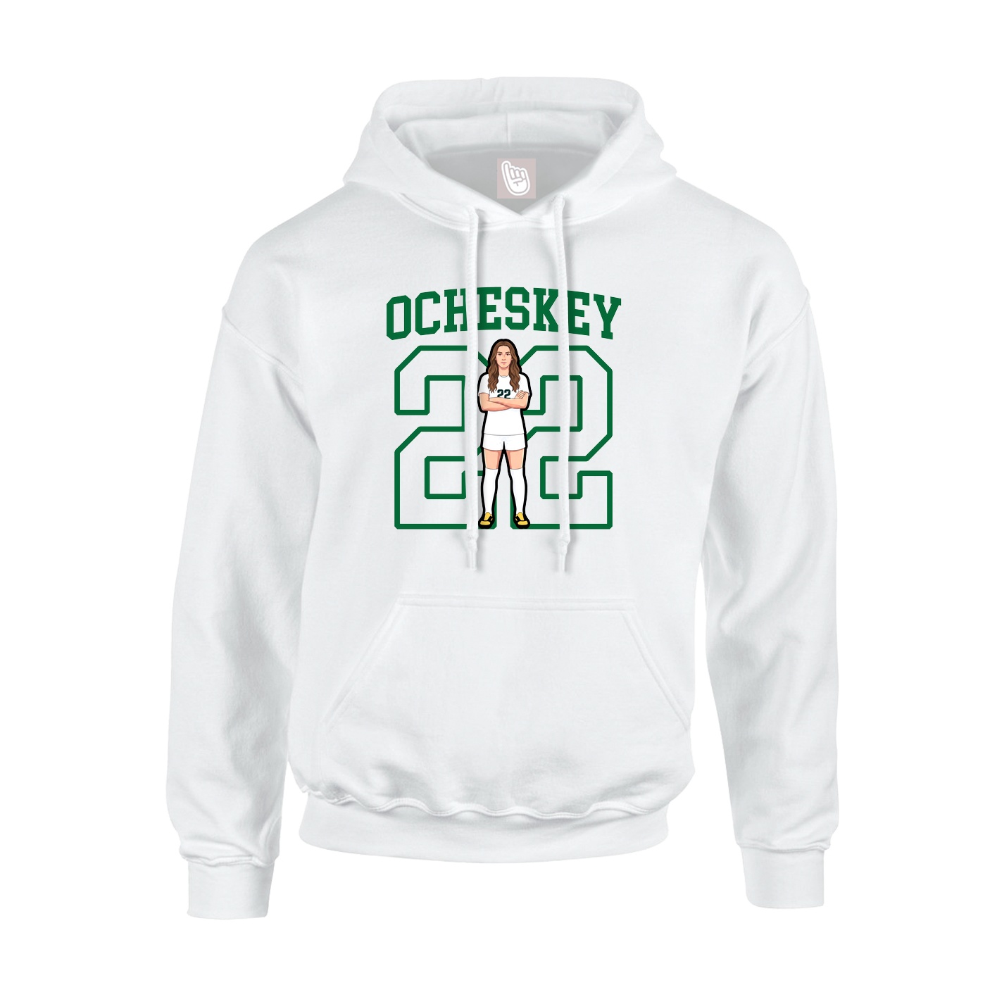 Youth Hoodie — Shirsey in White