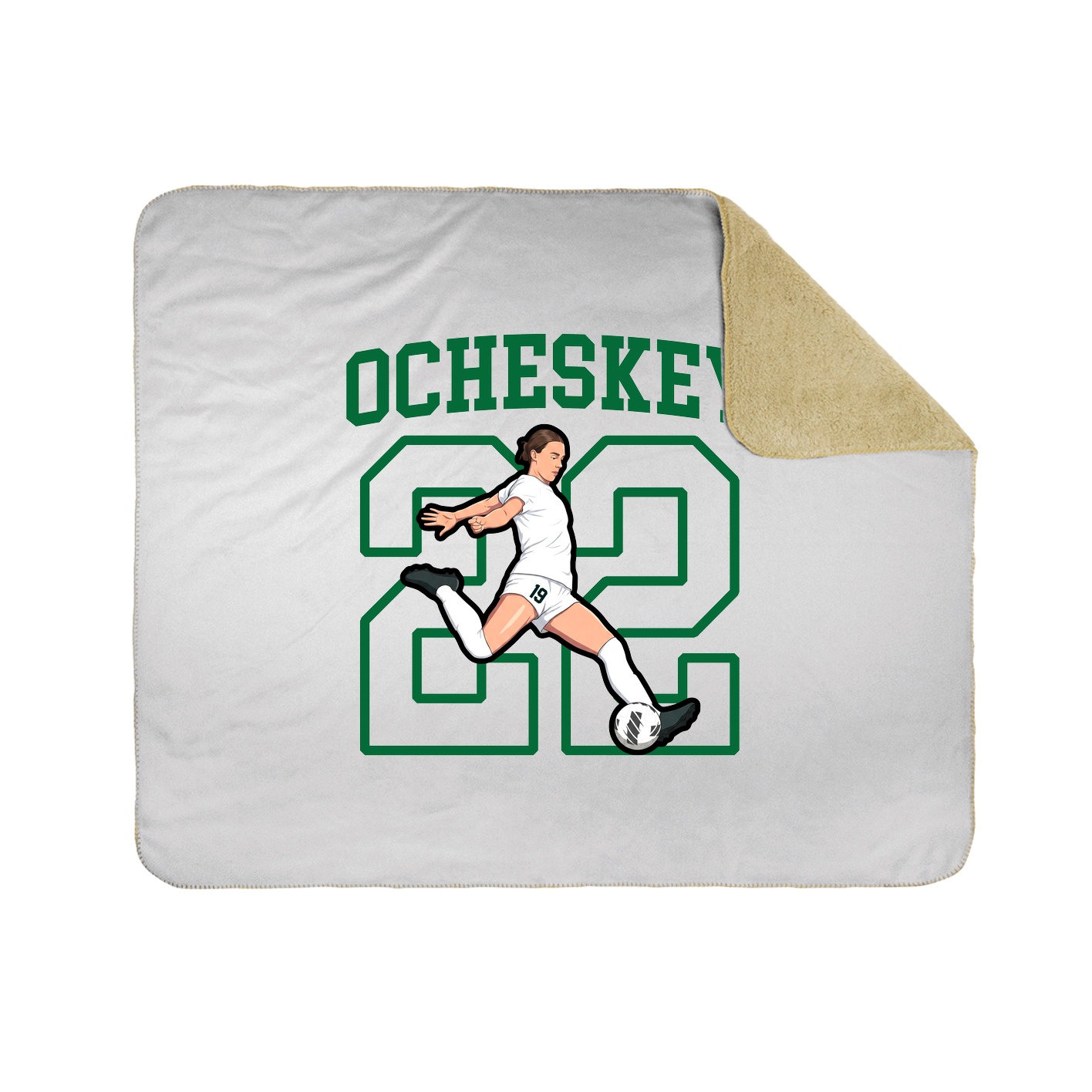 Throw Blanket — Shirsey in White