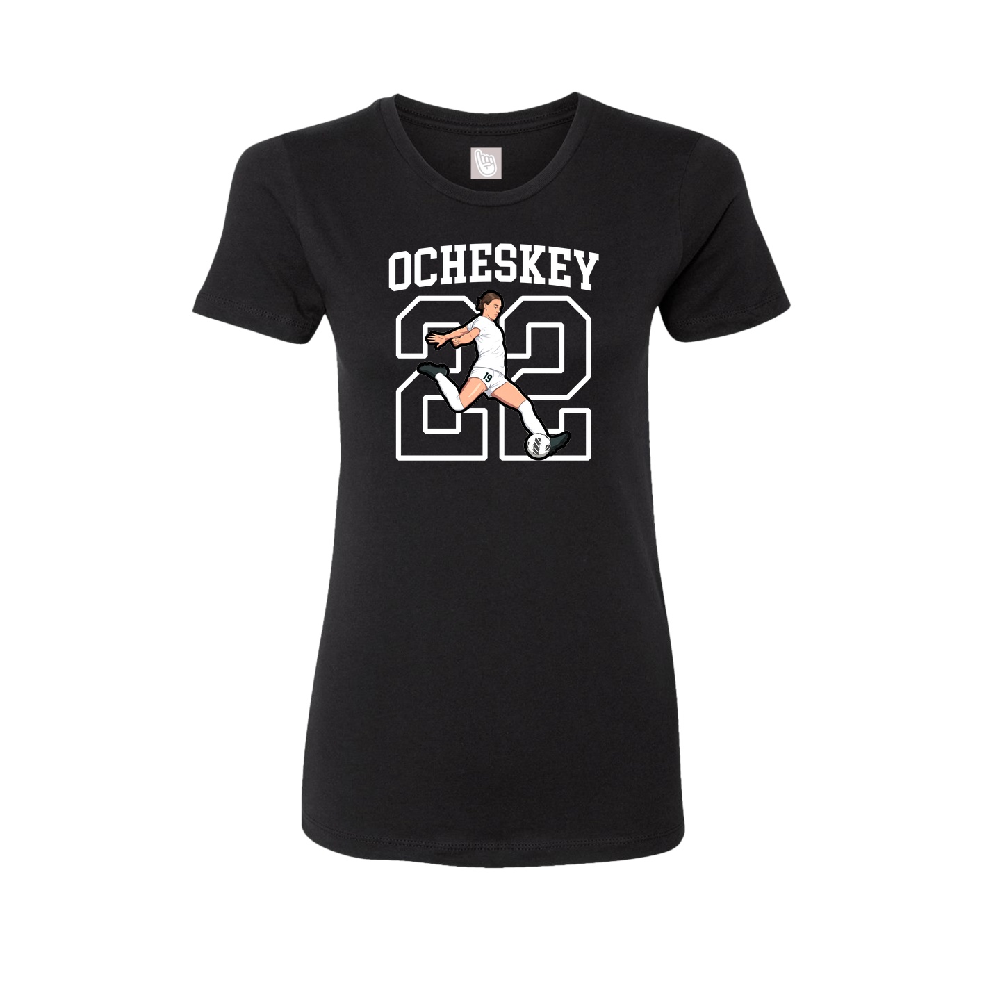 Fitted Women's Tee — Shirsey in Black