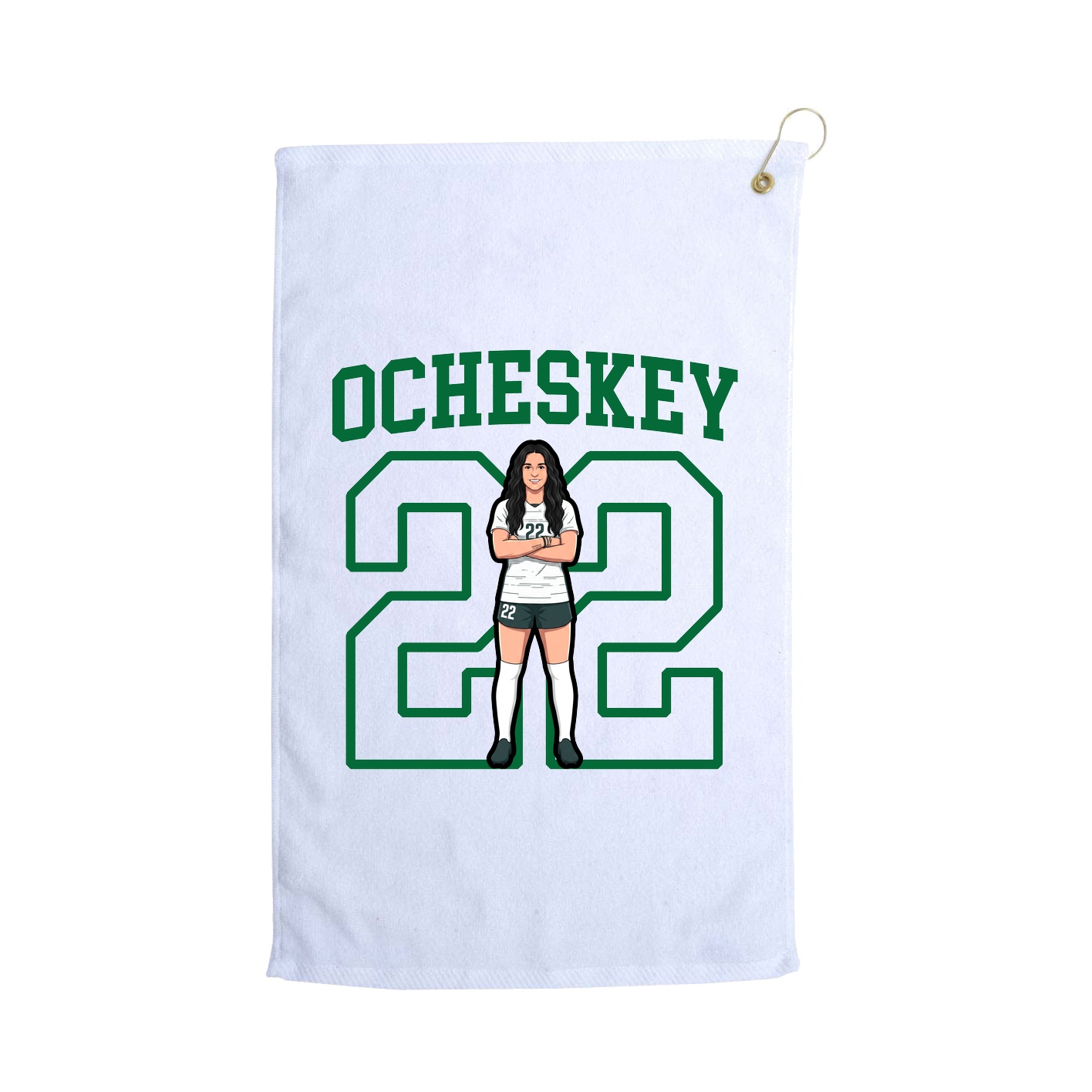 Golf Towel — Shirsey in White