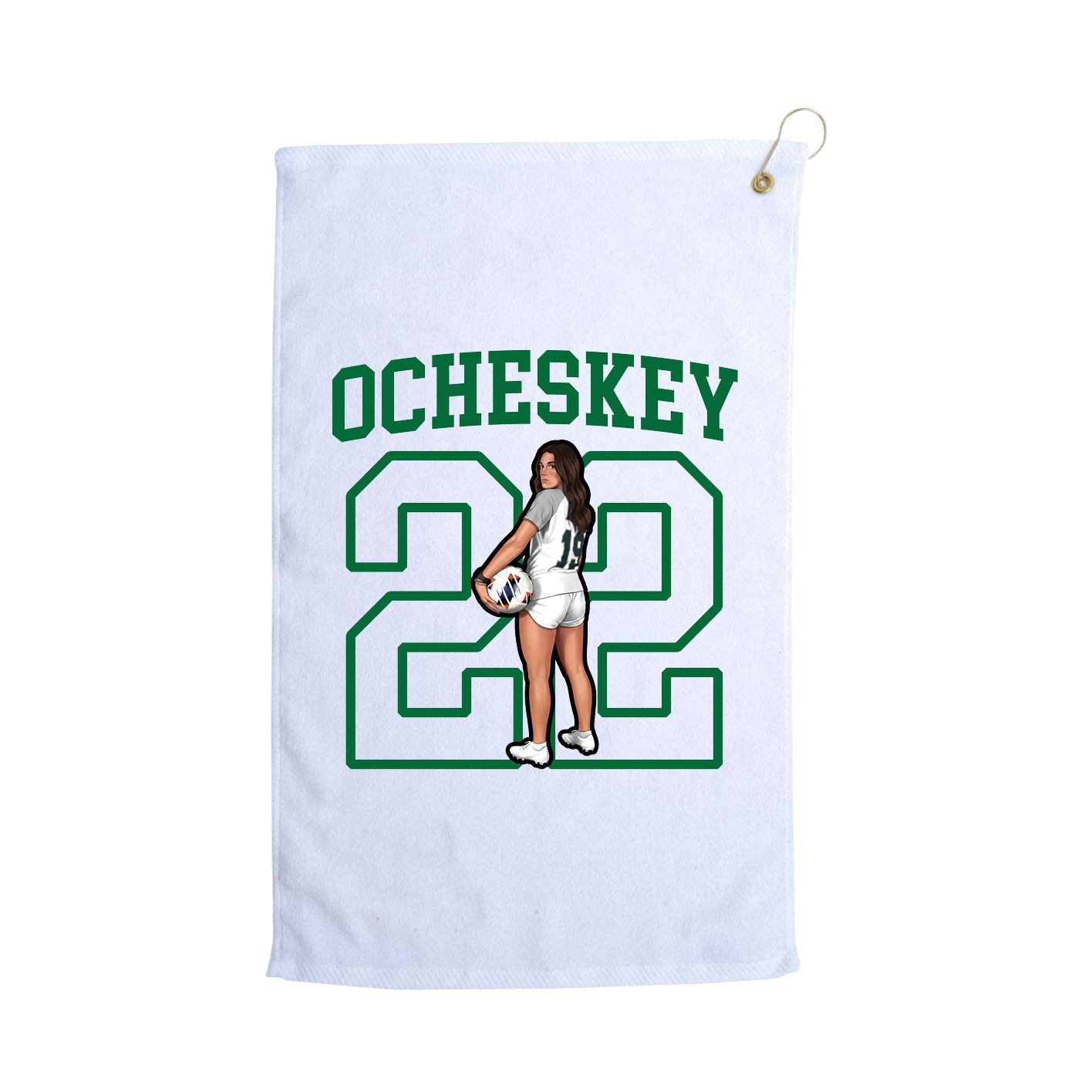 Golf Towel — Shirsey in White