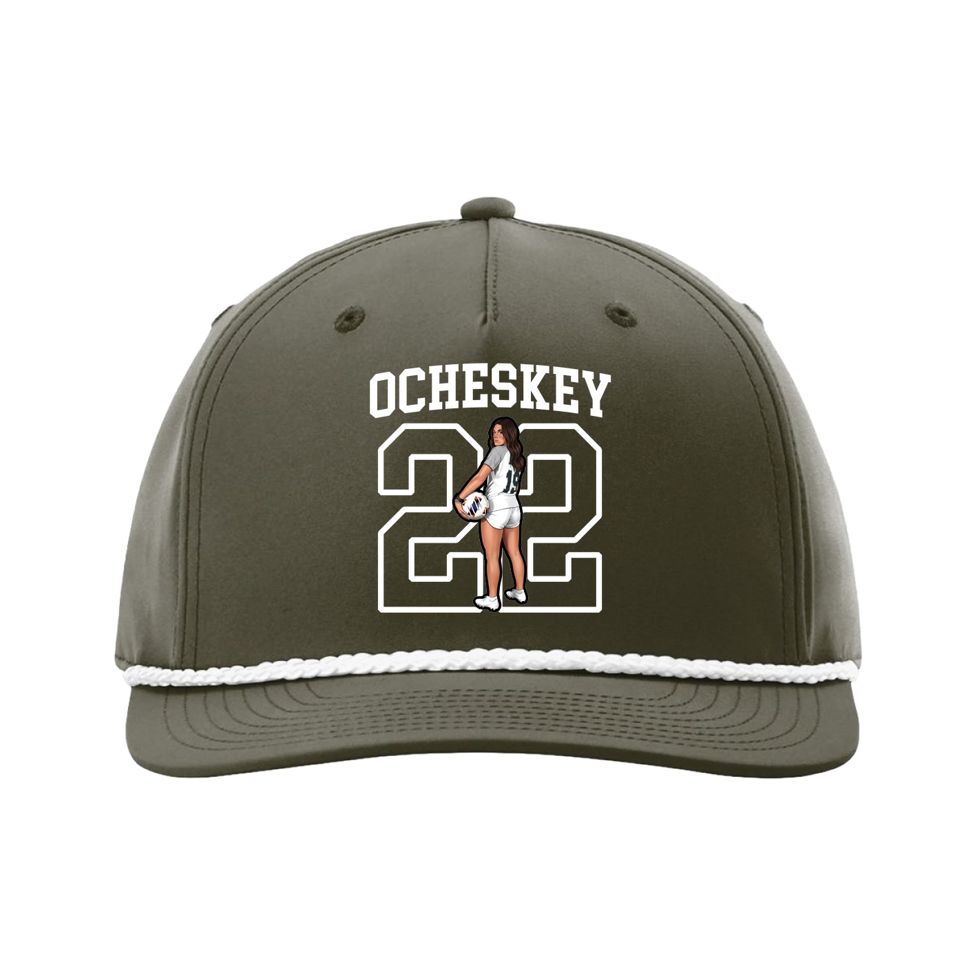 Five-Panel Classic Rope Cap — Shirsey in Green
