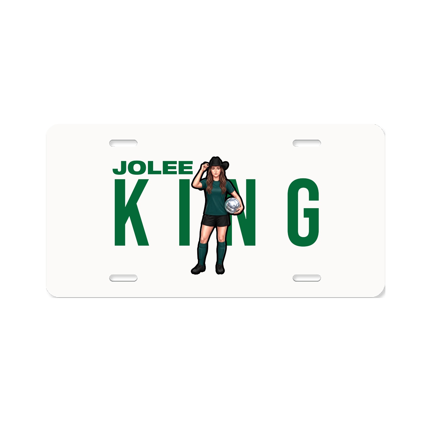 License Plate — Player Name in Classic