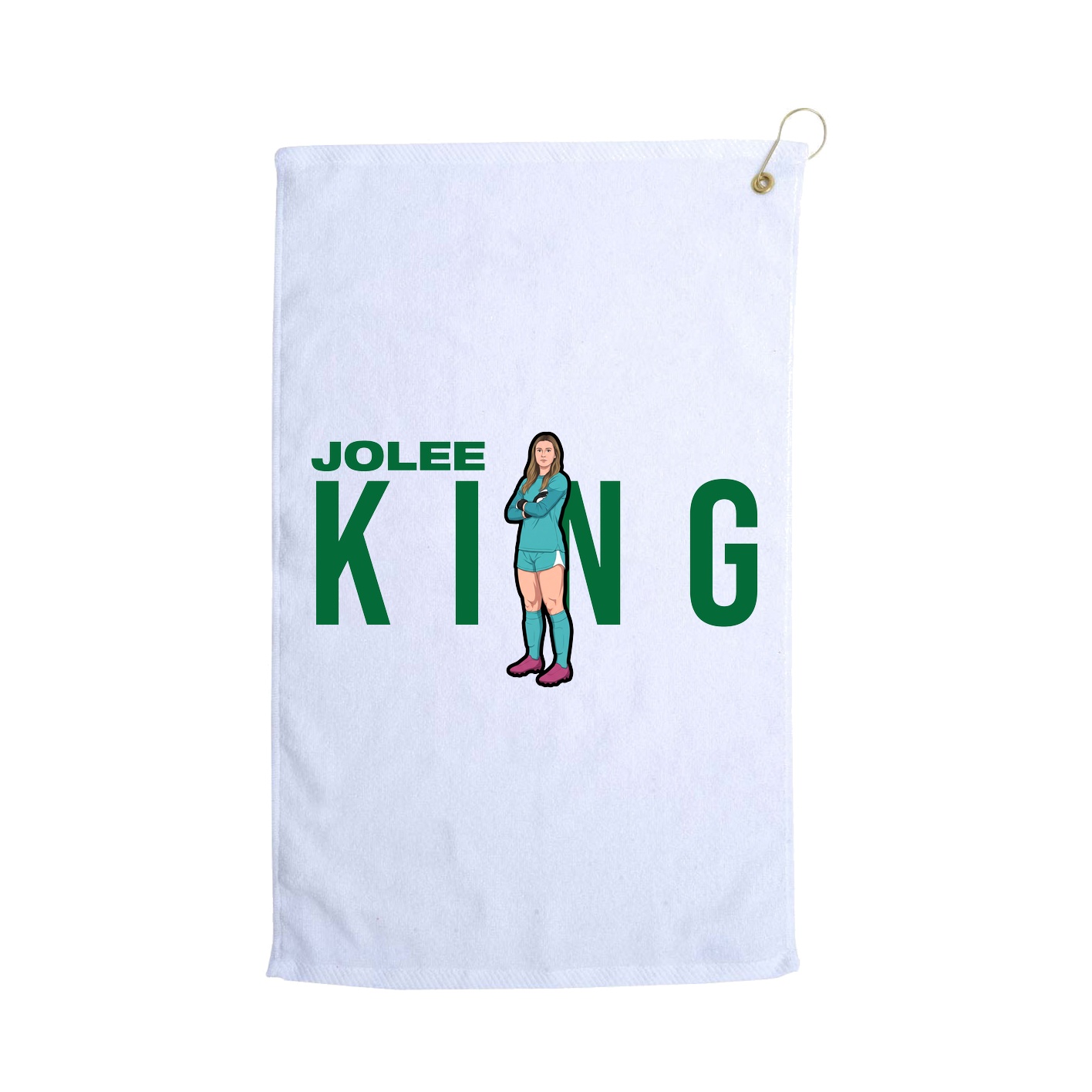 Golf Towel — Player Name in White