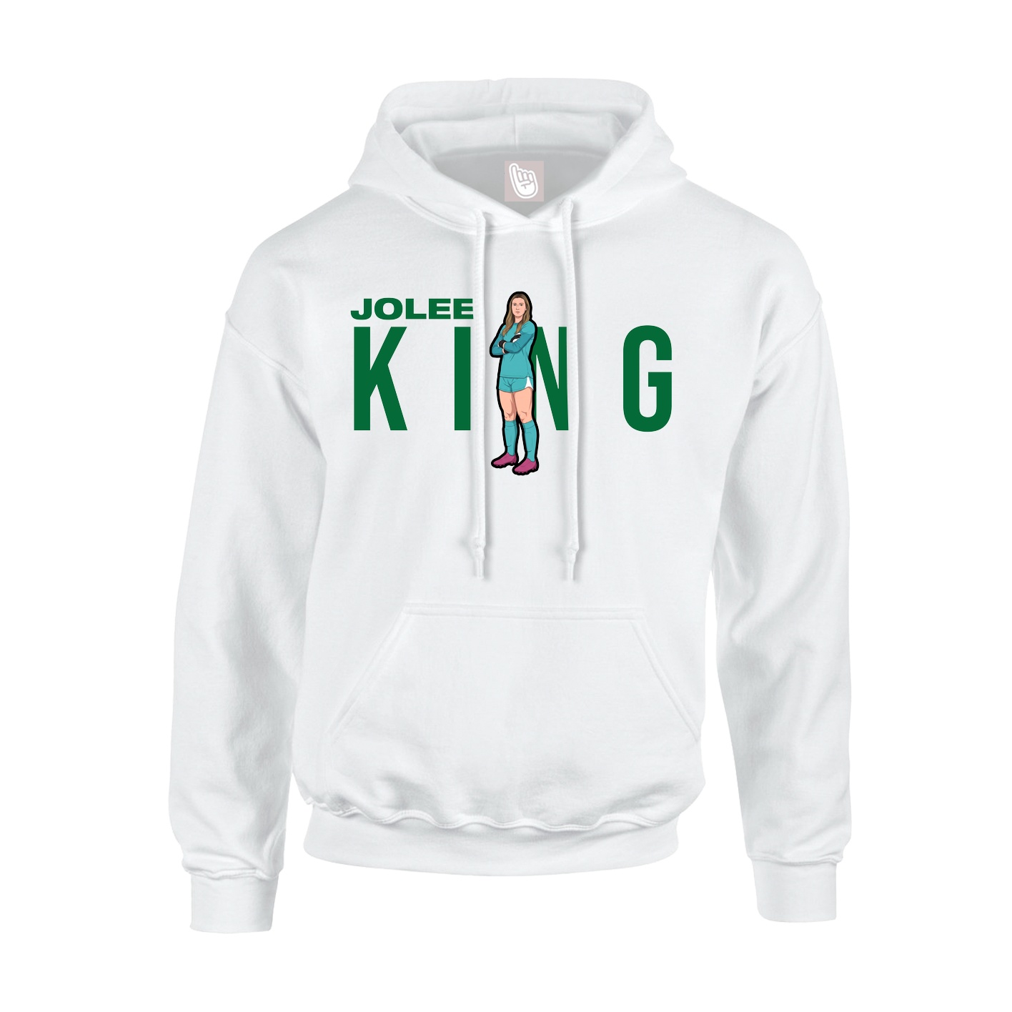 Hoodie — Player Name in White