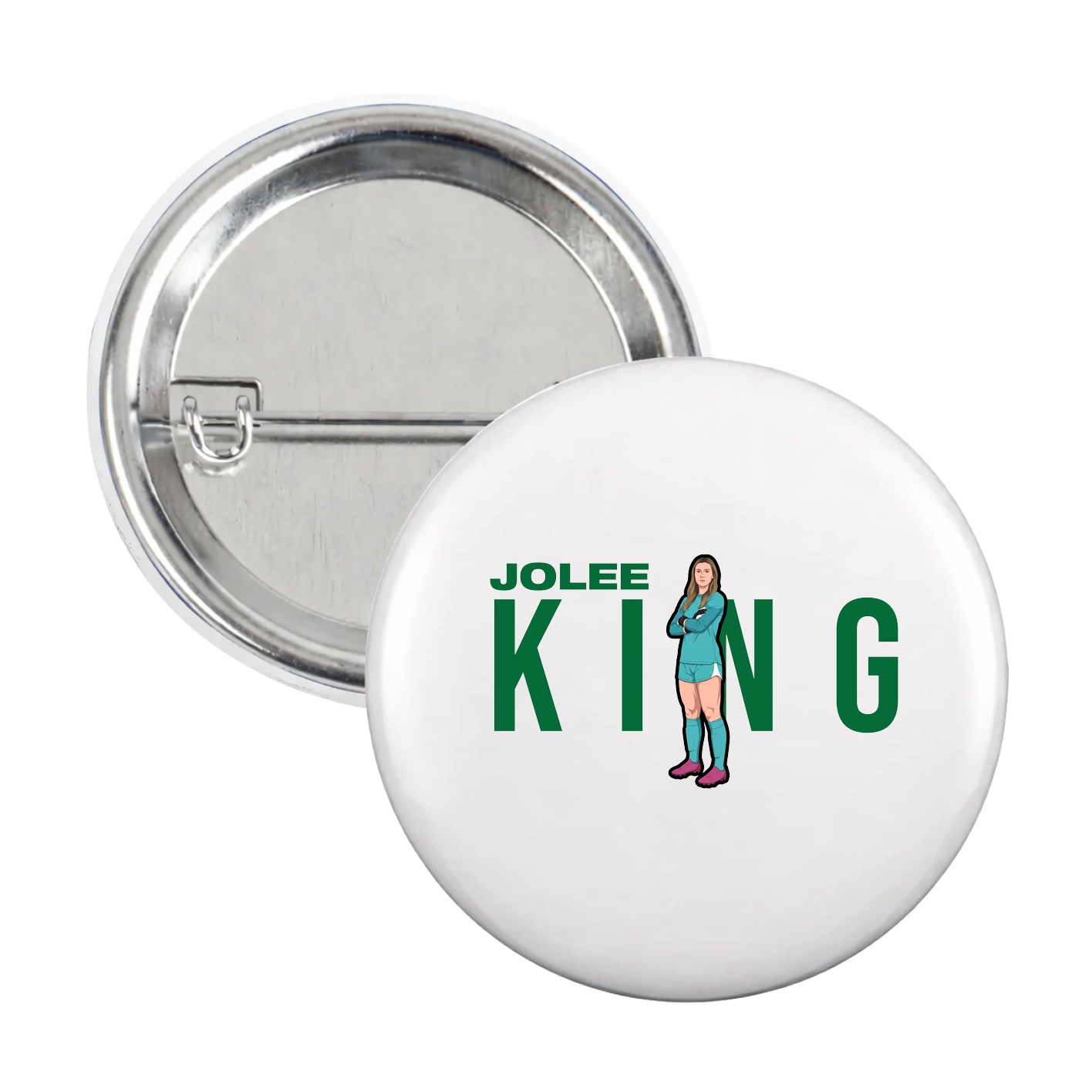 Game Day Button — Player Name in White