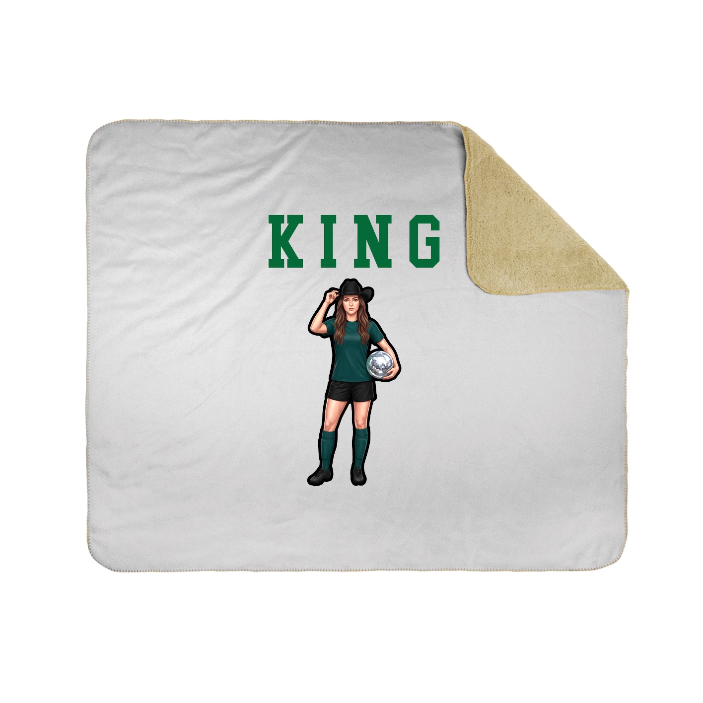 Throw Blanket — Shirsey in White