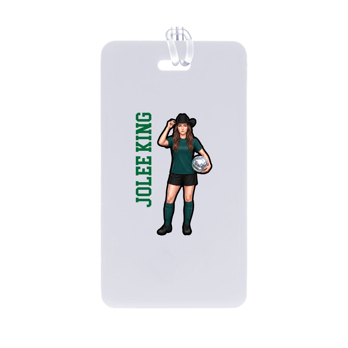 Bag Tag — Name Vertical in Classic