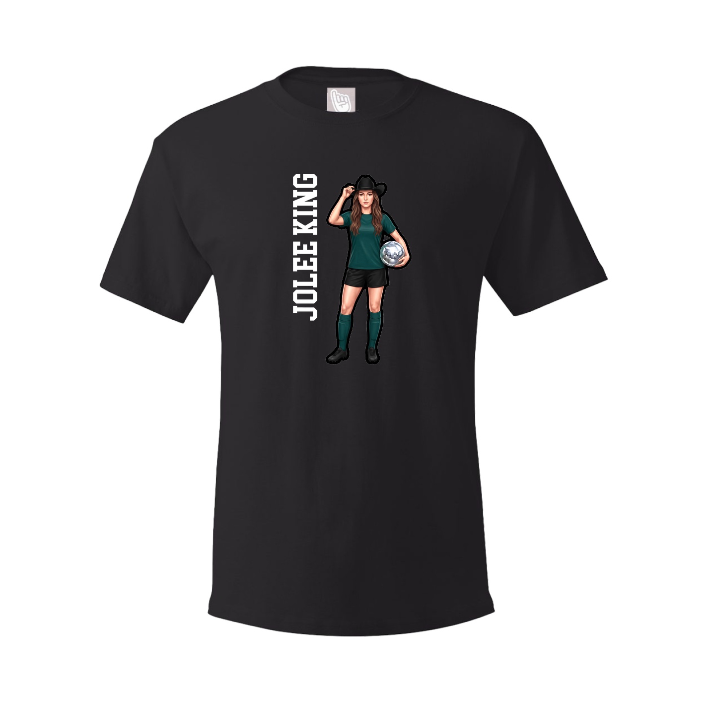 Tee — Name Vertical in Black