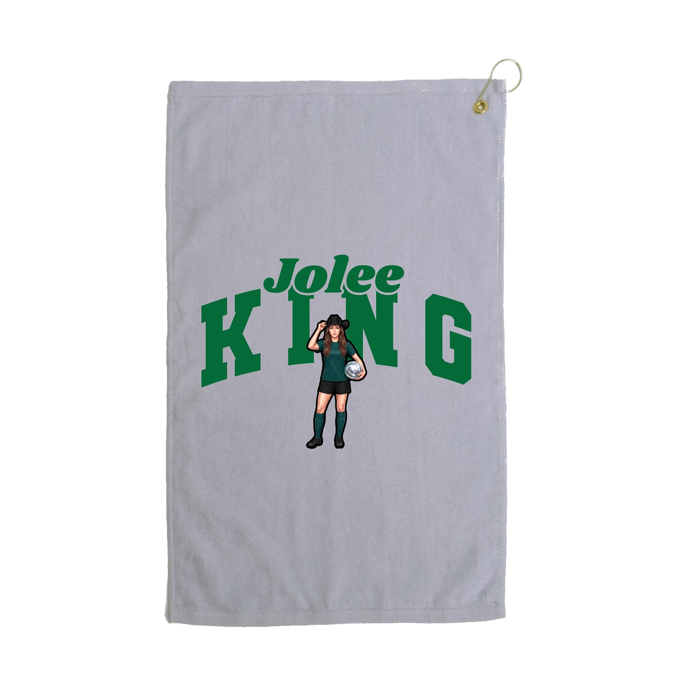 Golf Towel — Signature Arch in Grey