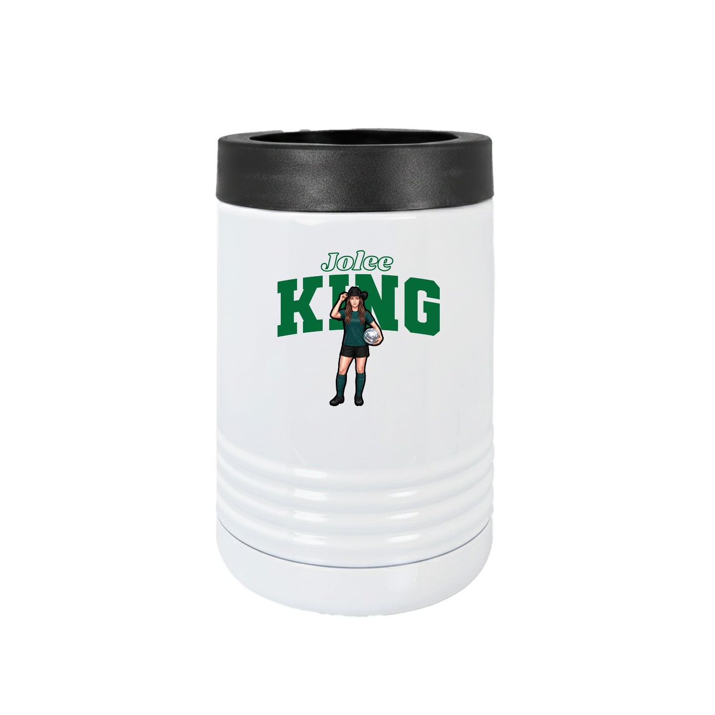 Beverage Holder — Name Arch in White