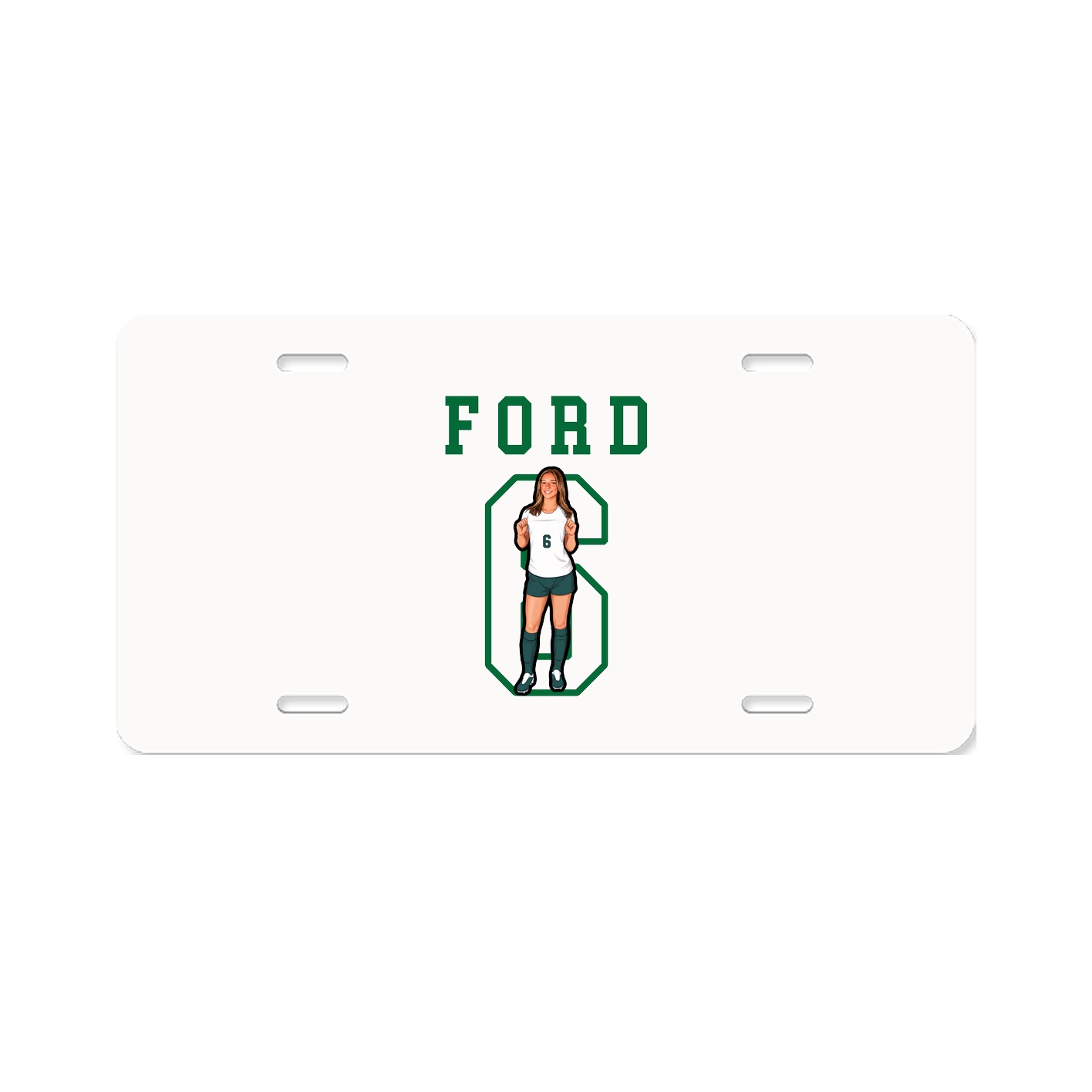 License Plate — Shirsey in Classic