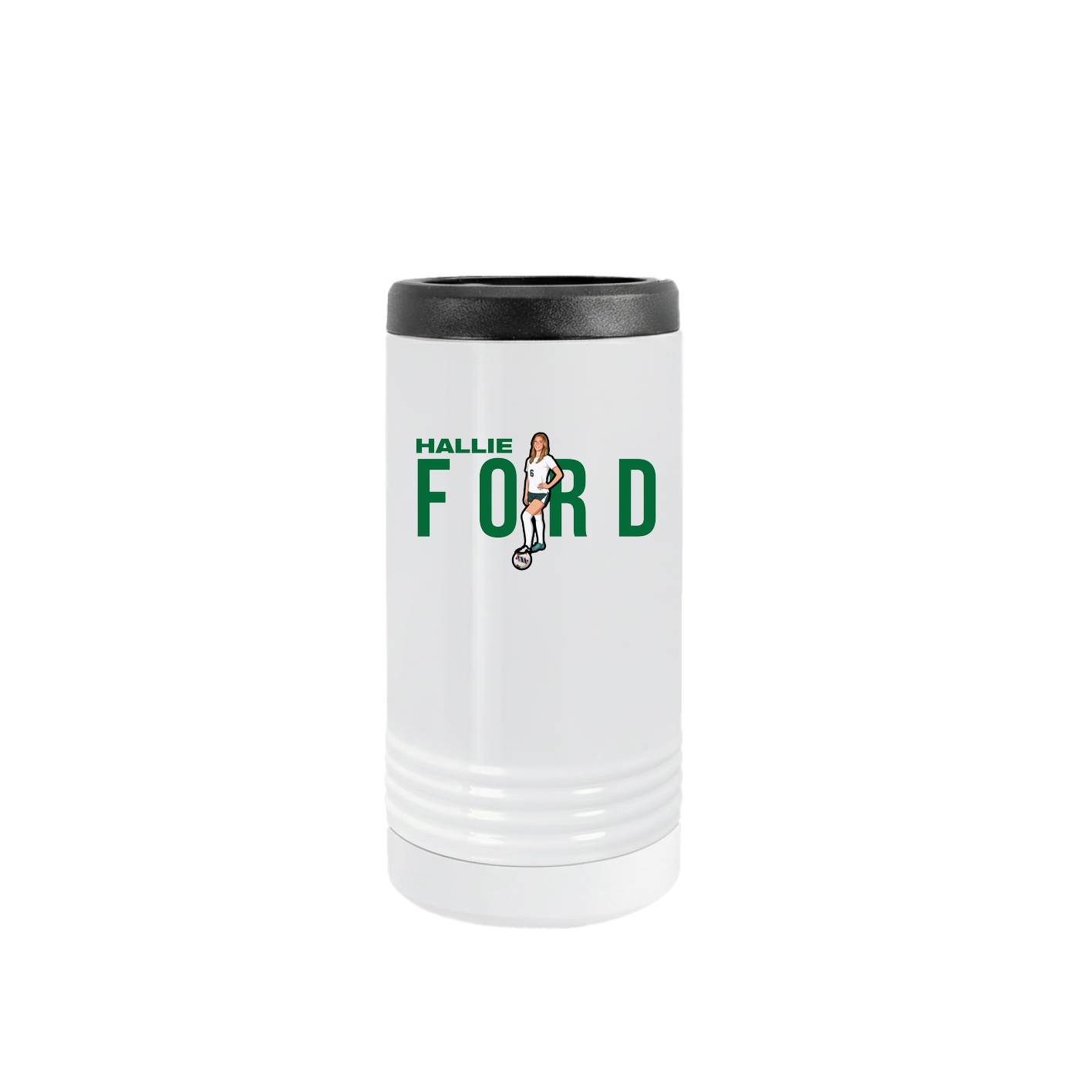 Slim Beverage Holder — Player Name in White