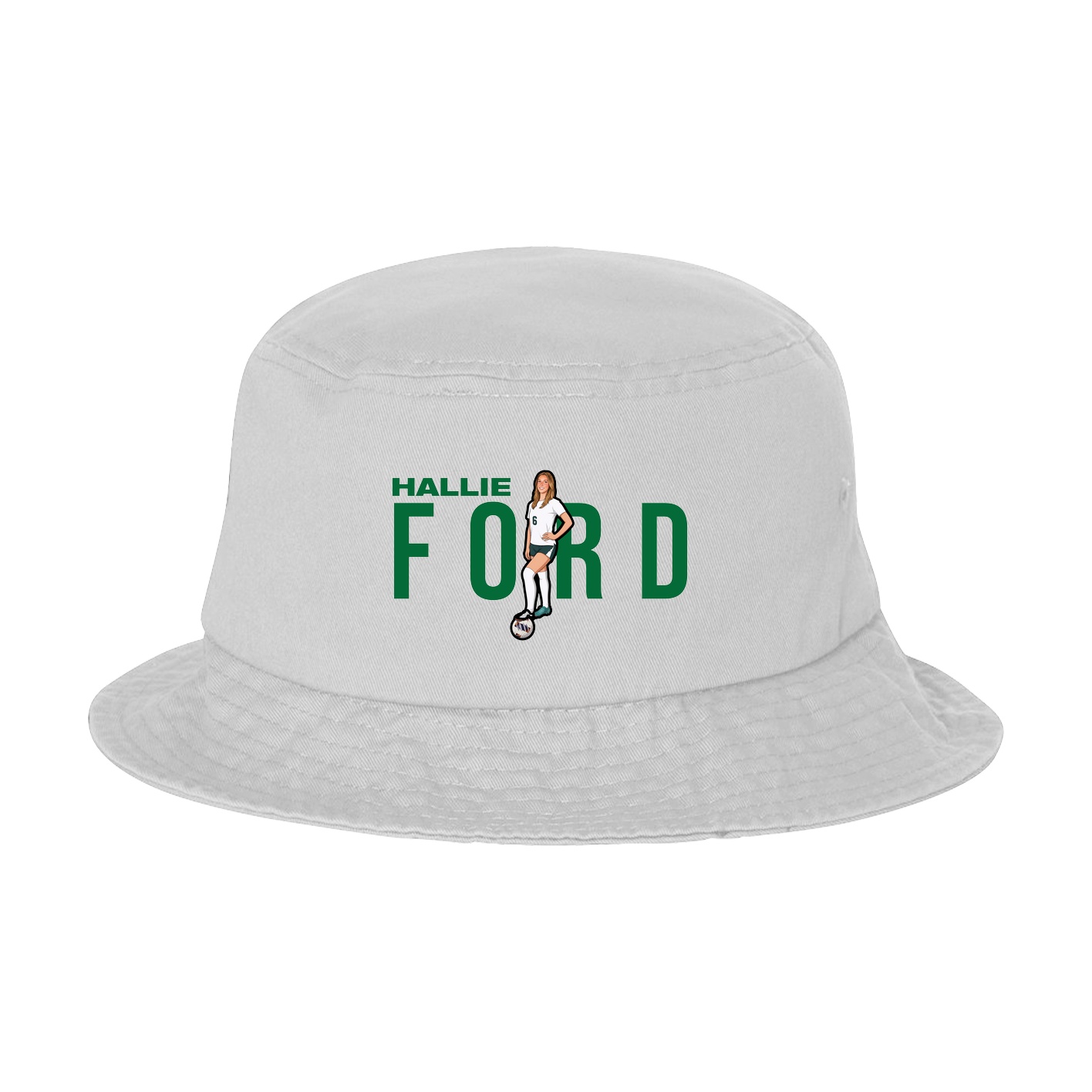 Bucket Cap — Player Name in White