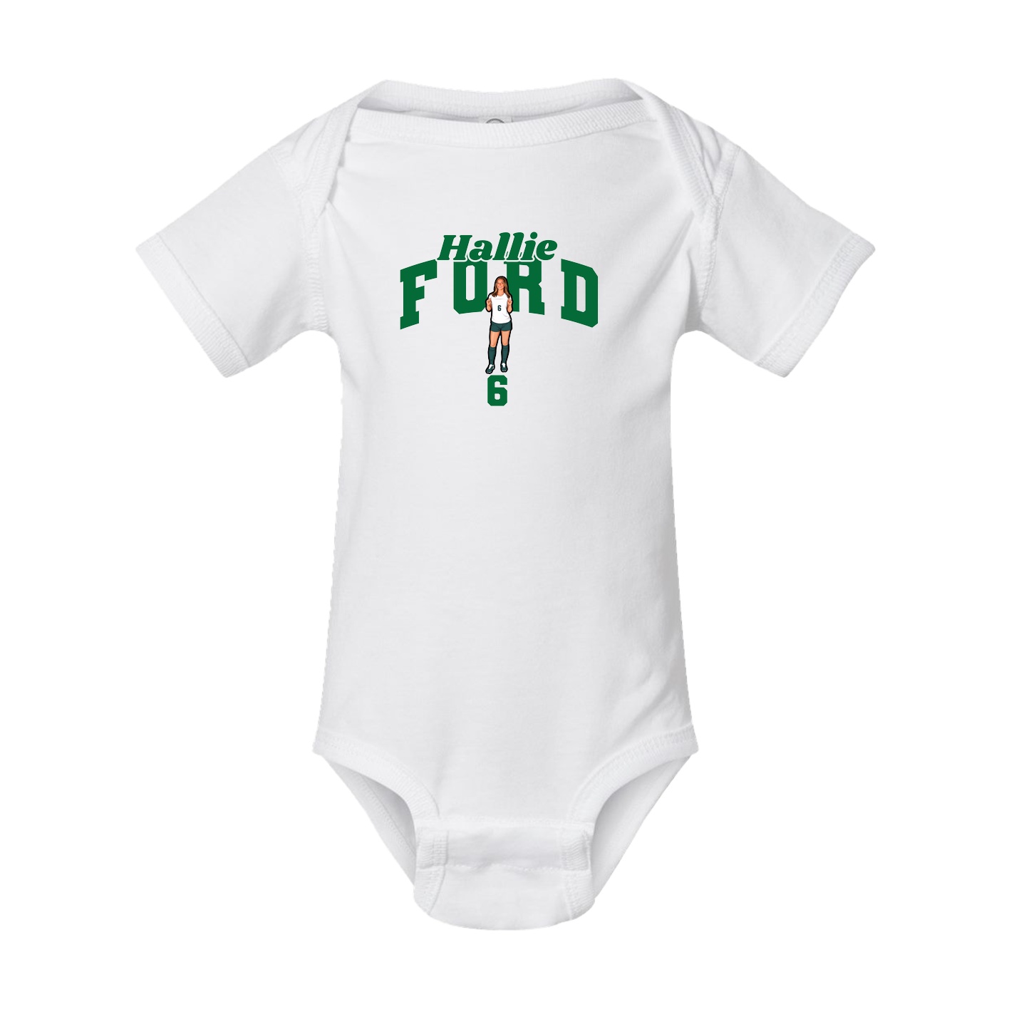 Baby Onesie — Signature Arch in White