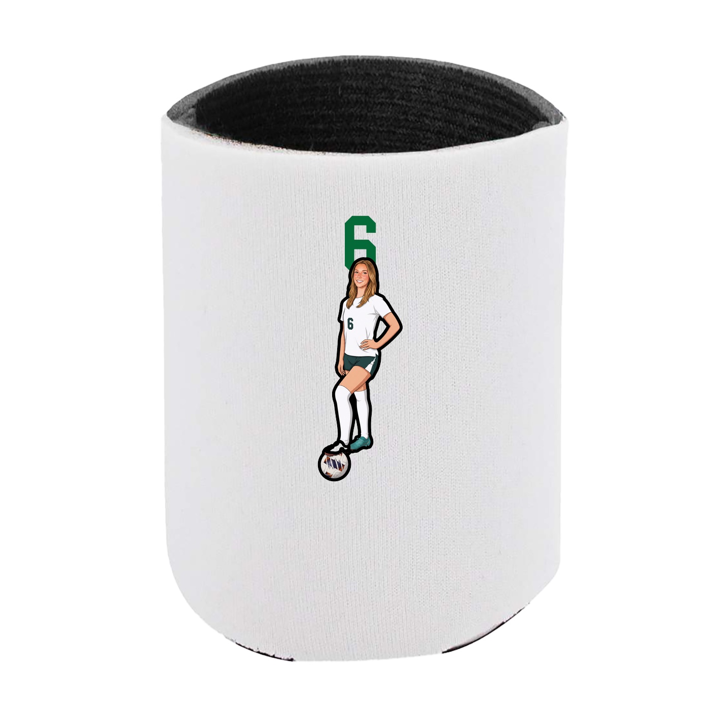 Can Holder — Number Top in White