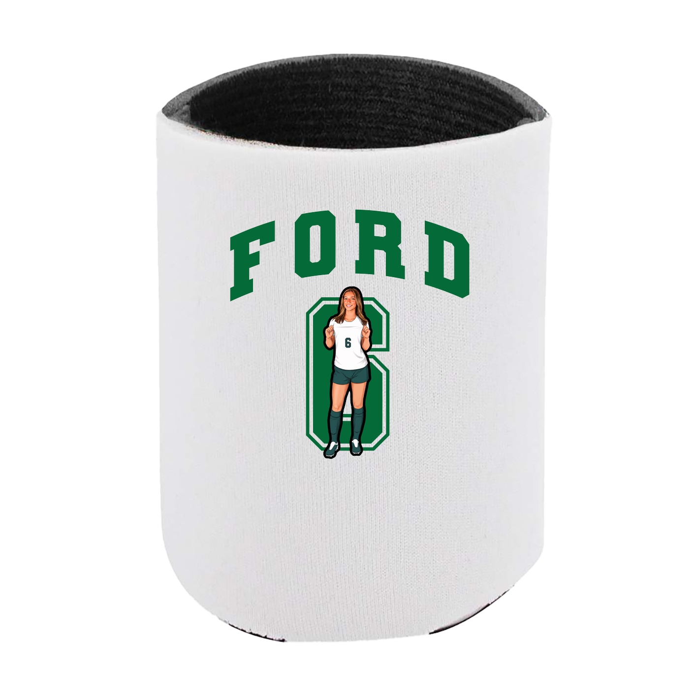Can Holder — Number in White