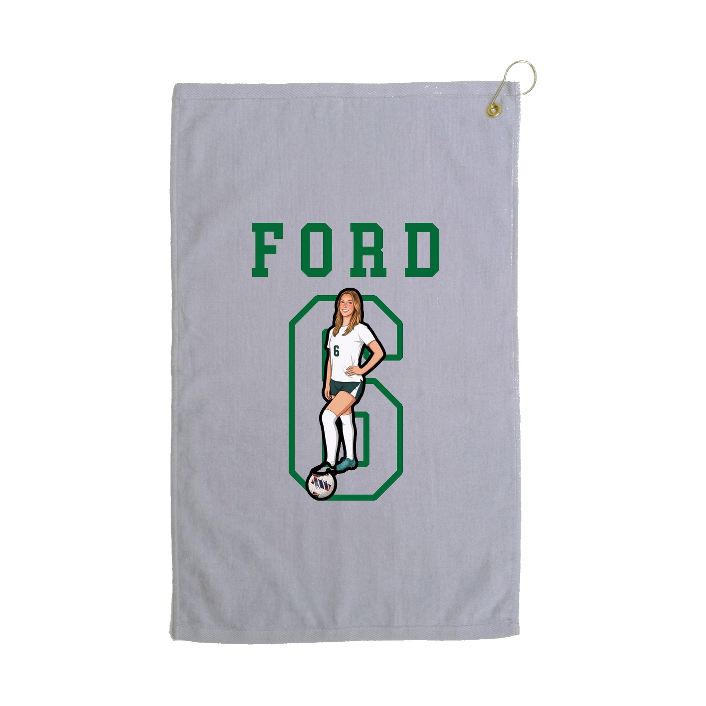 Golf Towel — Shirsey in Grey