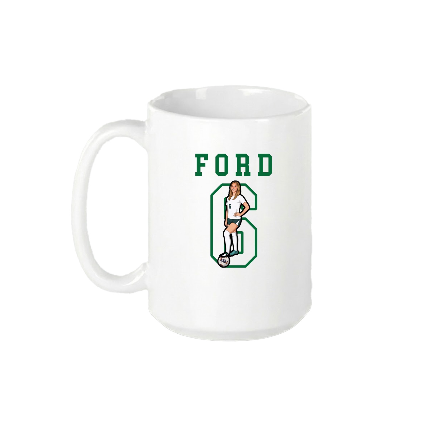 15oz Coffee Mug — Shirsey in White