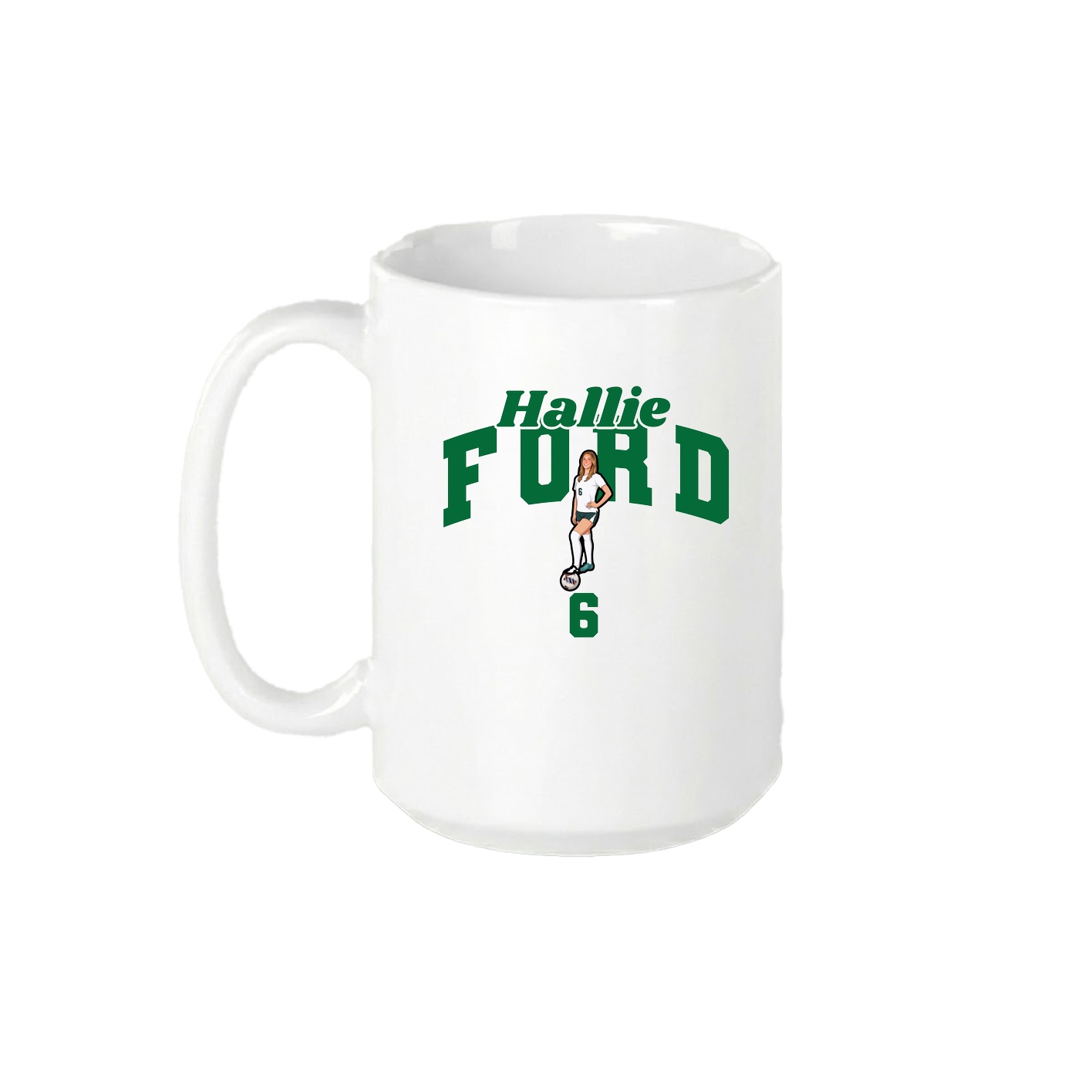 15oz Coffee Mug — Signature Arch in White