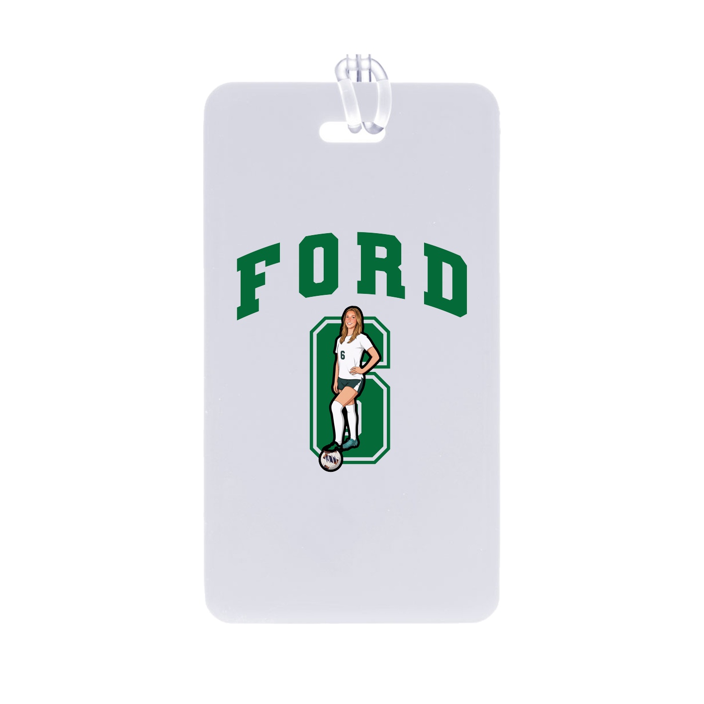 Bag Tag — Number in Classic