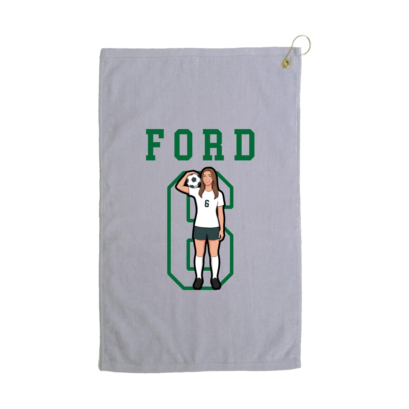 Golf Towel — Shirsey in Grey