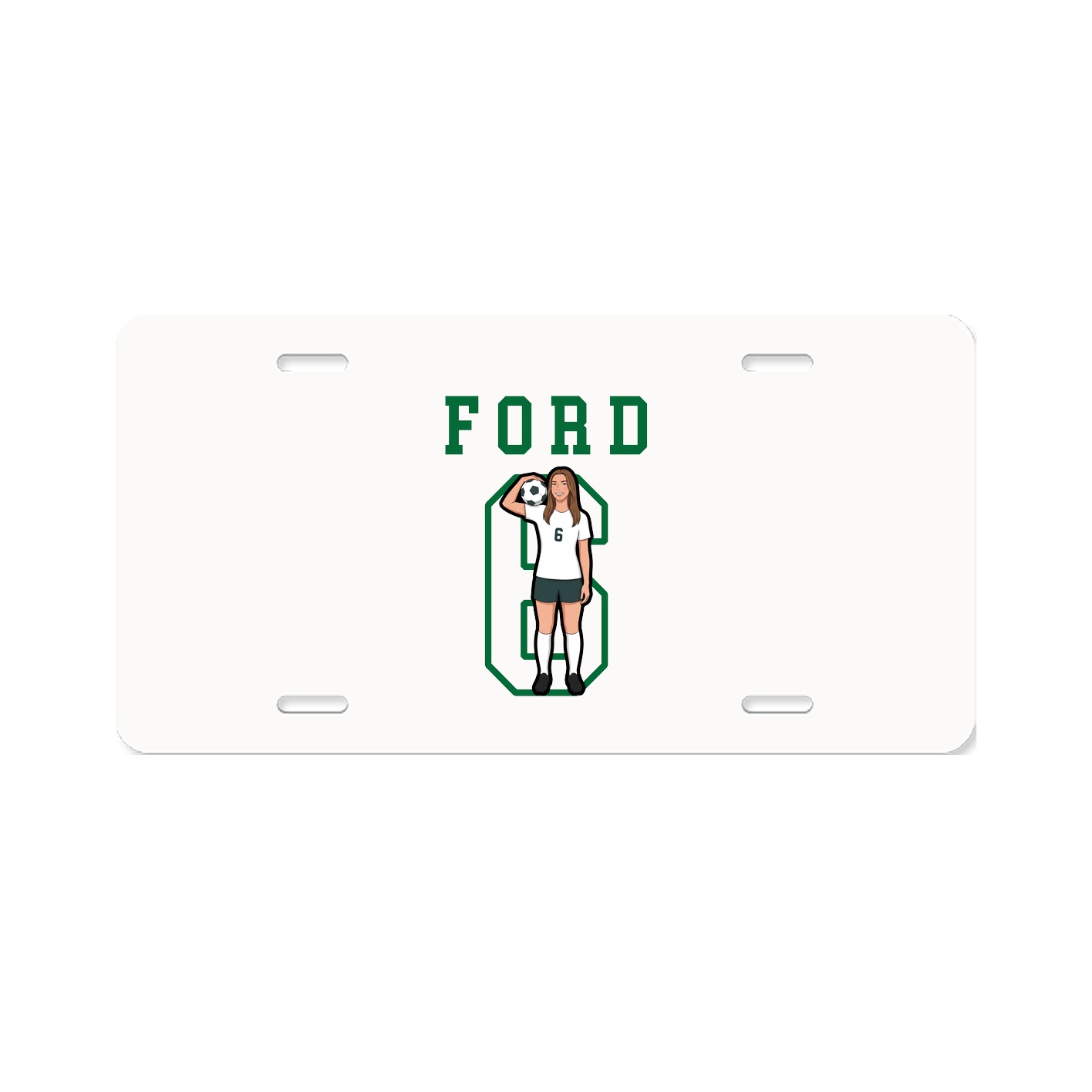 License Plate — Shirsey in Classic