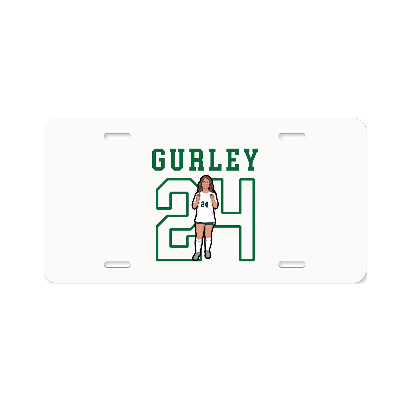 License Plate — Shirsey in Classic