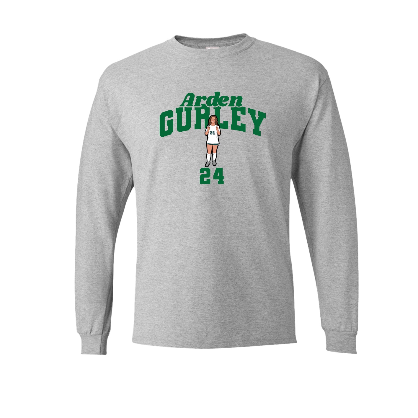 Long Sleeve Tee — Signature Arch in Grey
