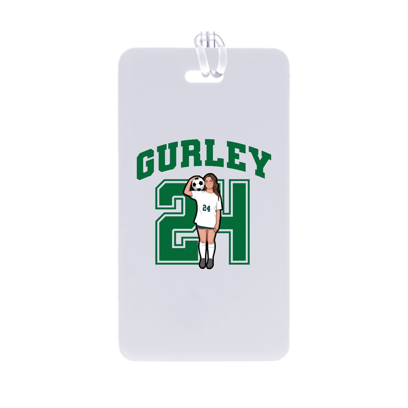 Bag Tag — Number in Classic
