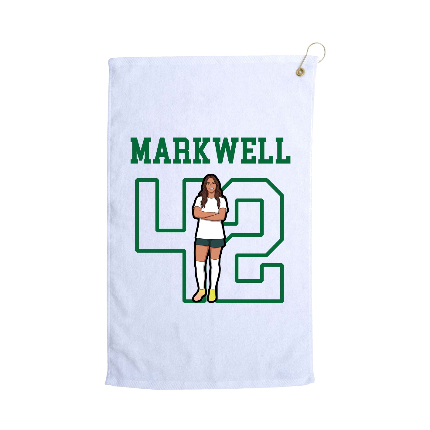 Golf Towel — Shirsey in White