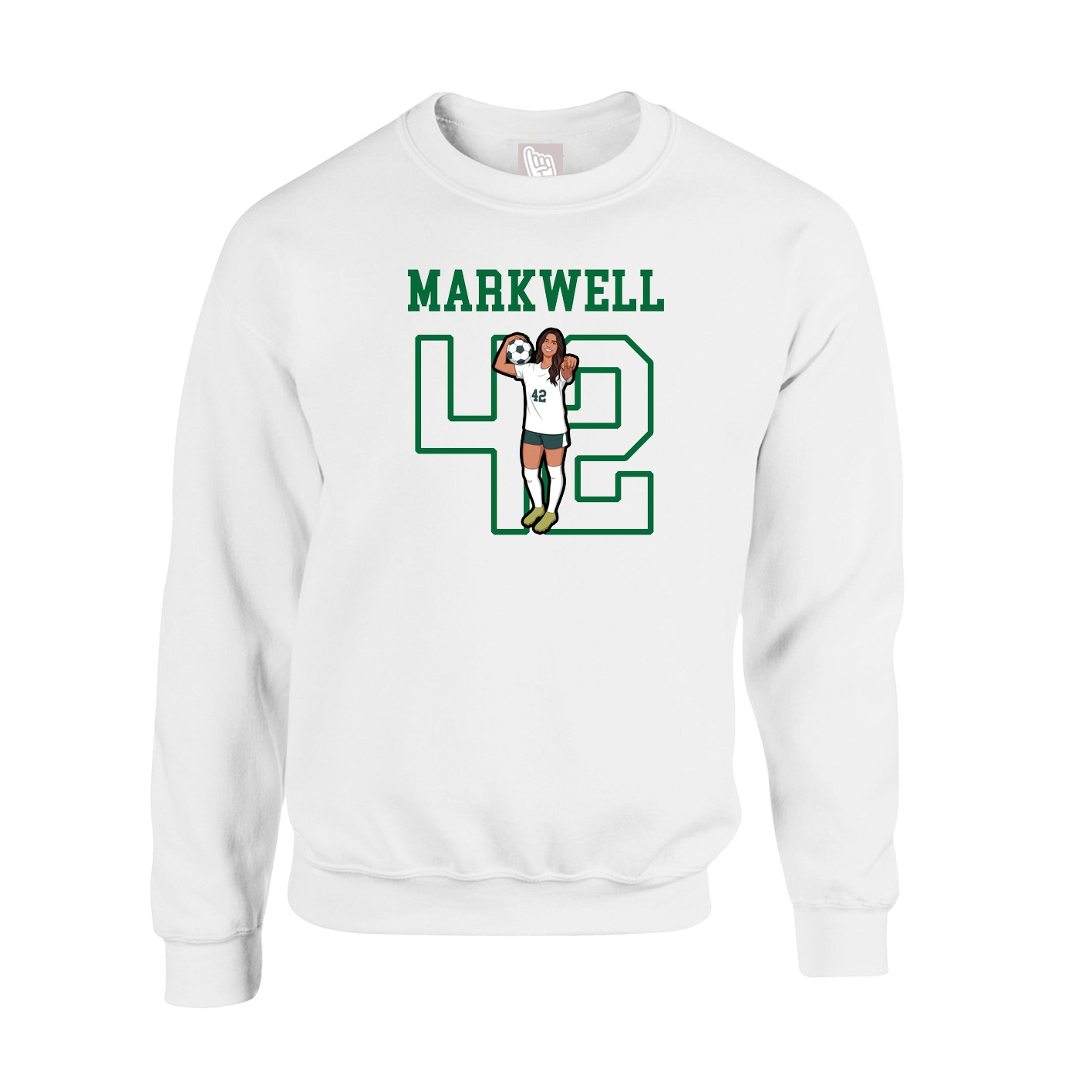 Fleece Crew — Shirsey in White