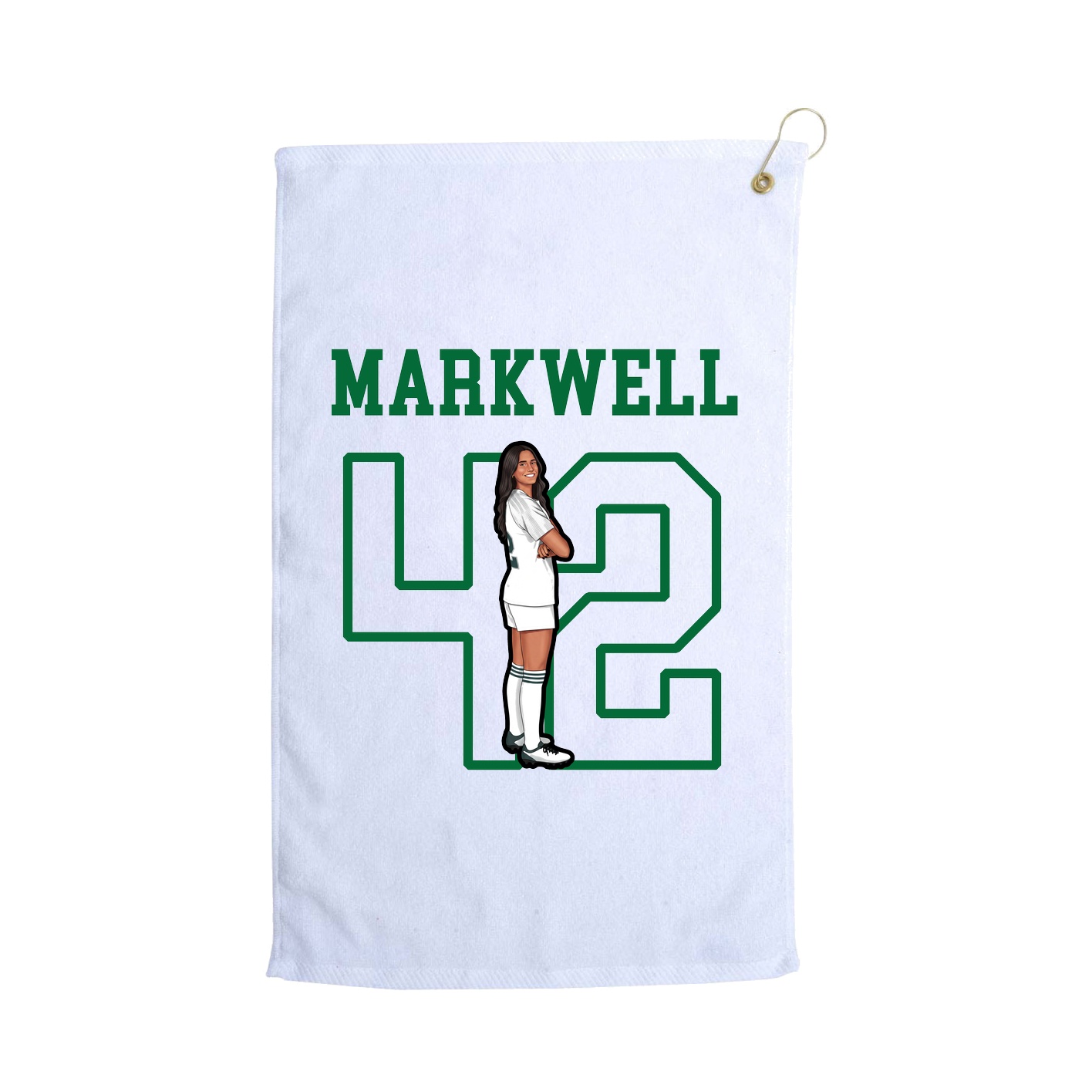Golf Towel — Shirsey in White