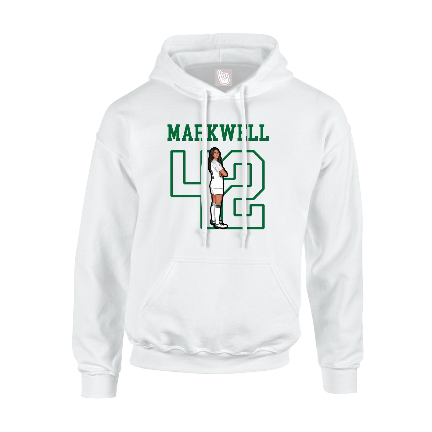 Hoodie — Shirsey in White
