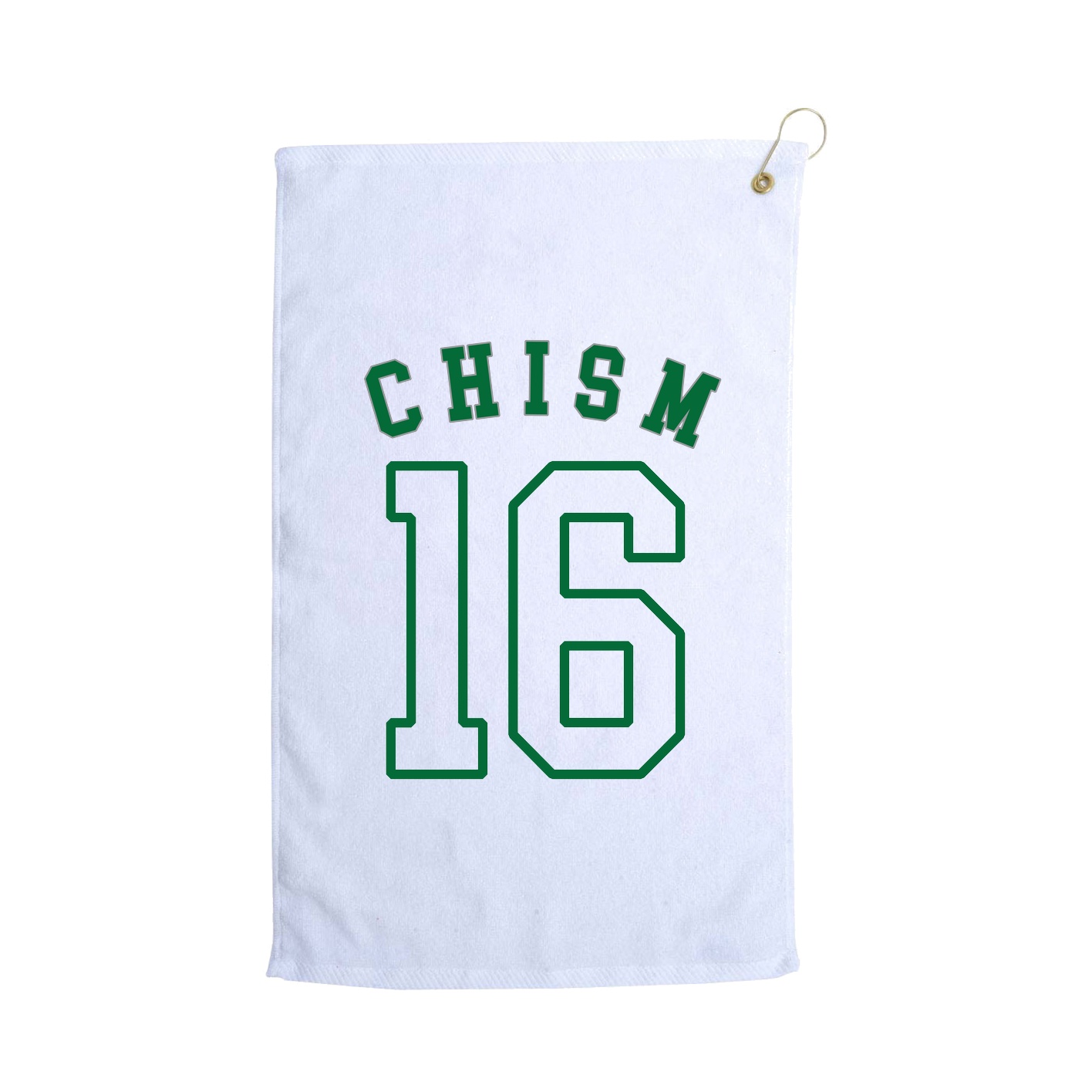 Golf Towel — Shirsey Arch in White