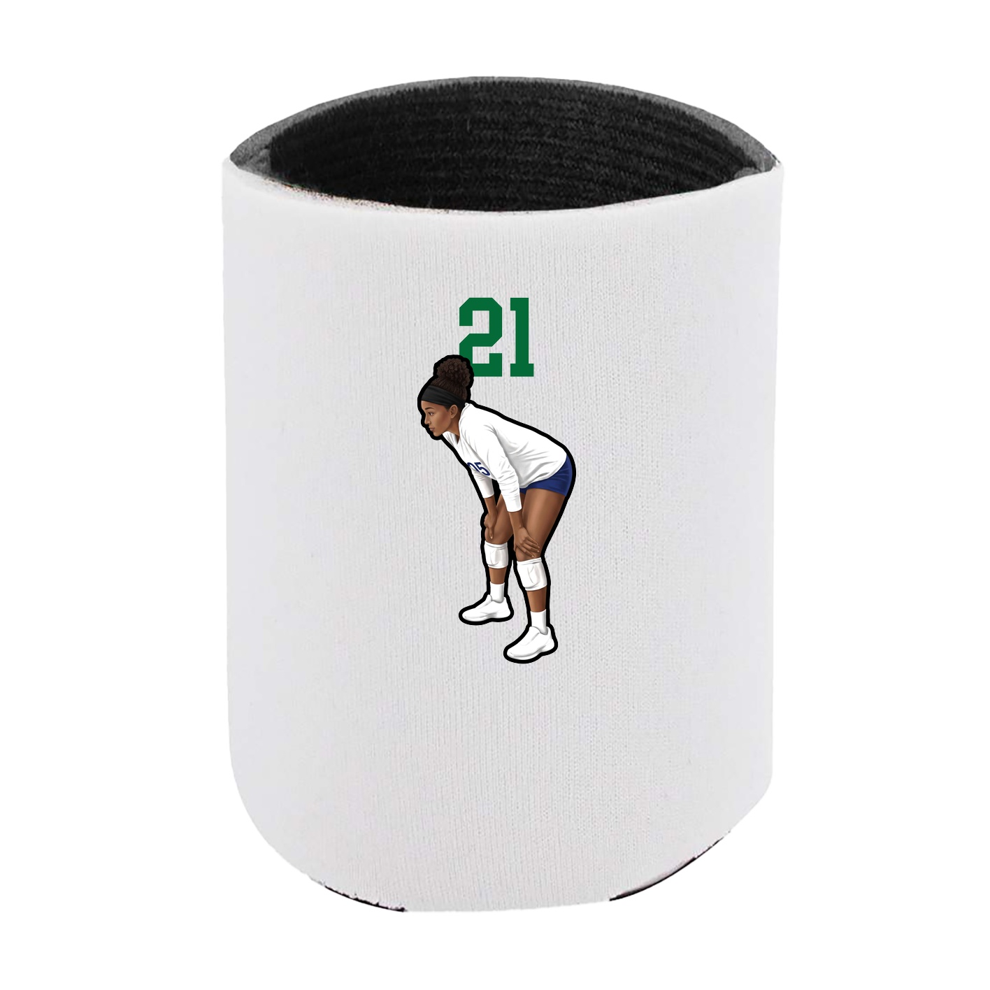 Can Holder — Number Top in White