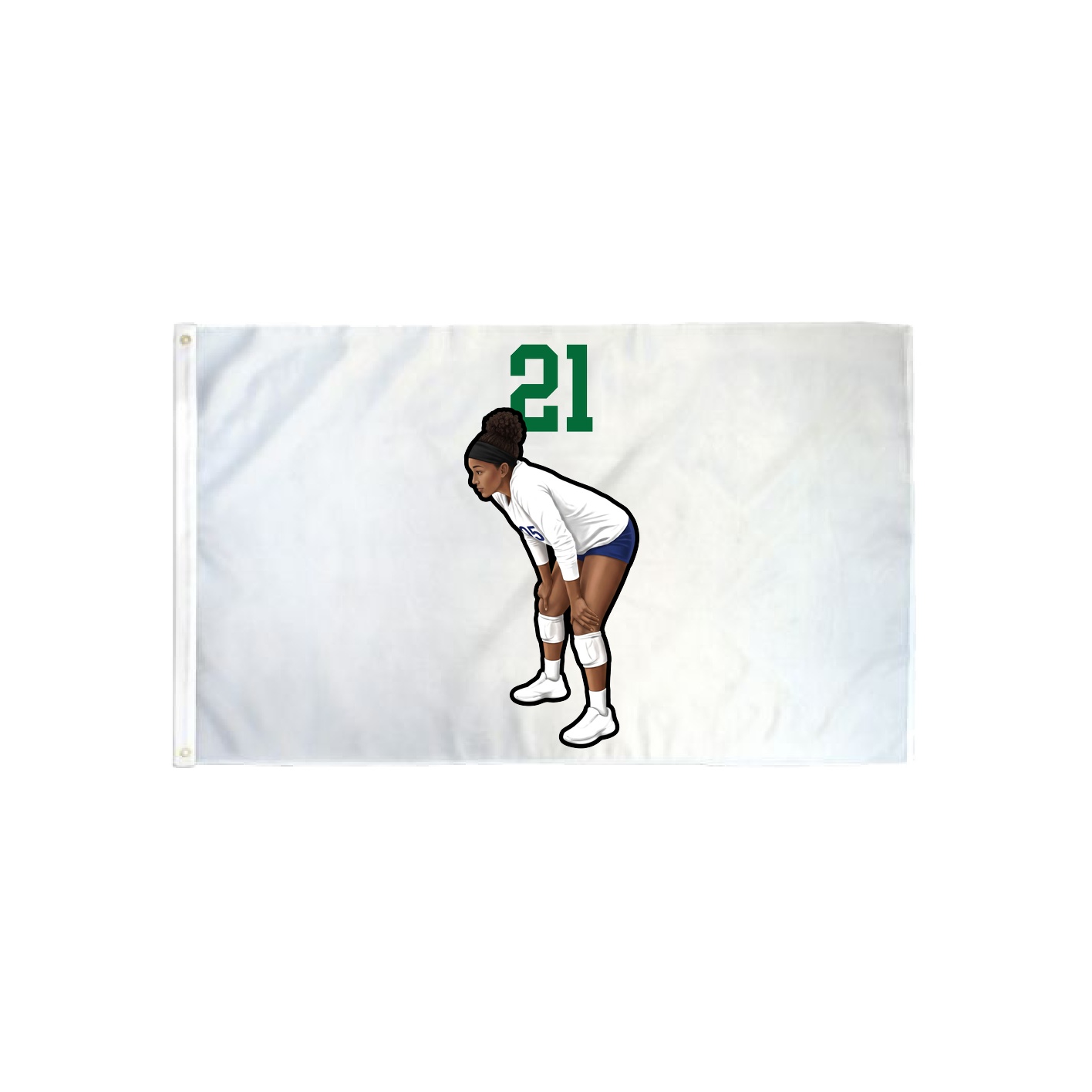 3x5 Flag — Number Top in Classic