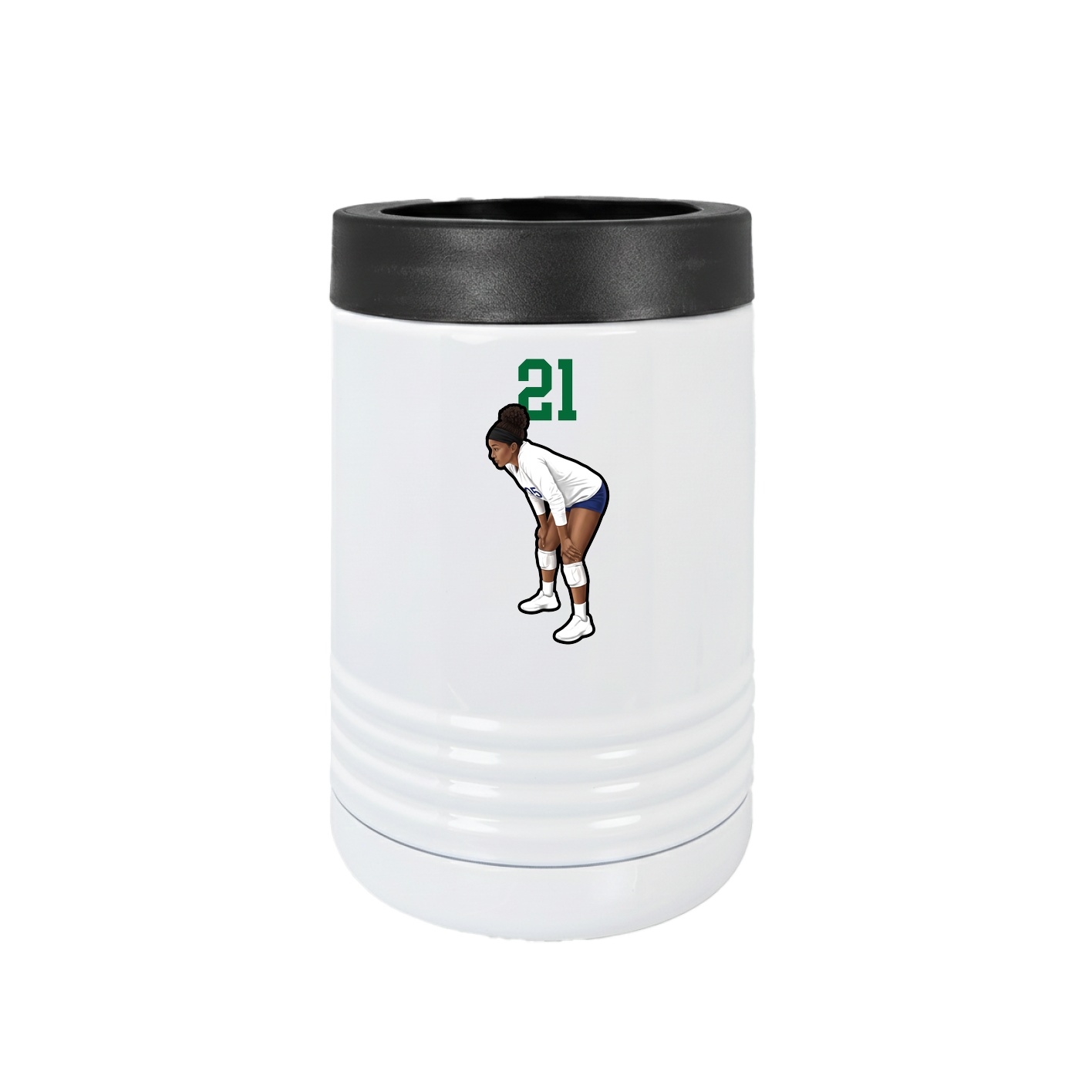 Beverage Holder — Number Top in White