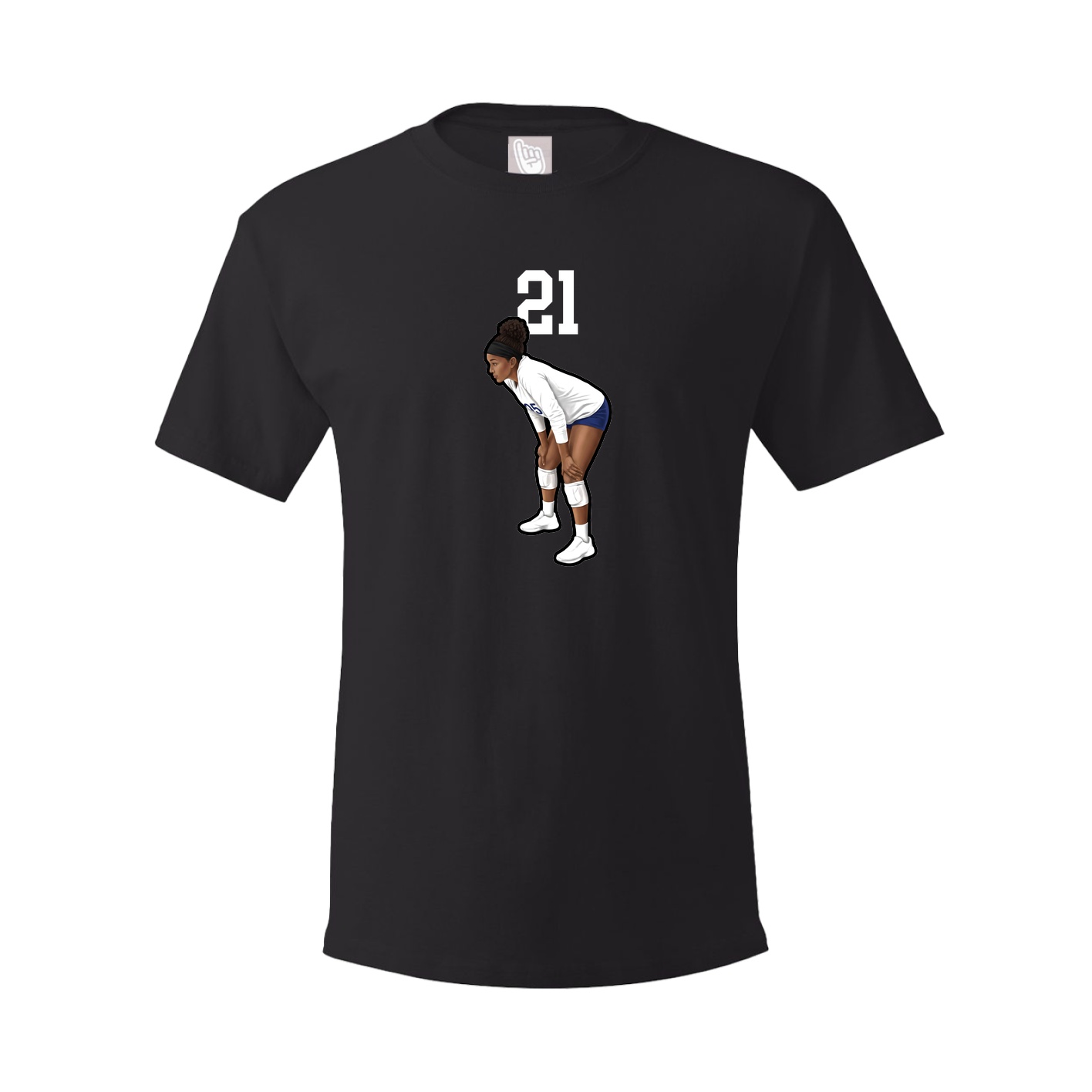 Tee — Number Top in Black
