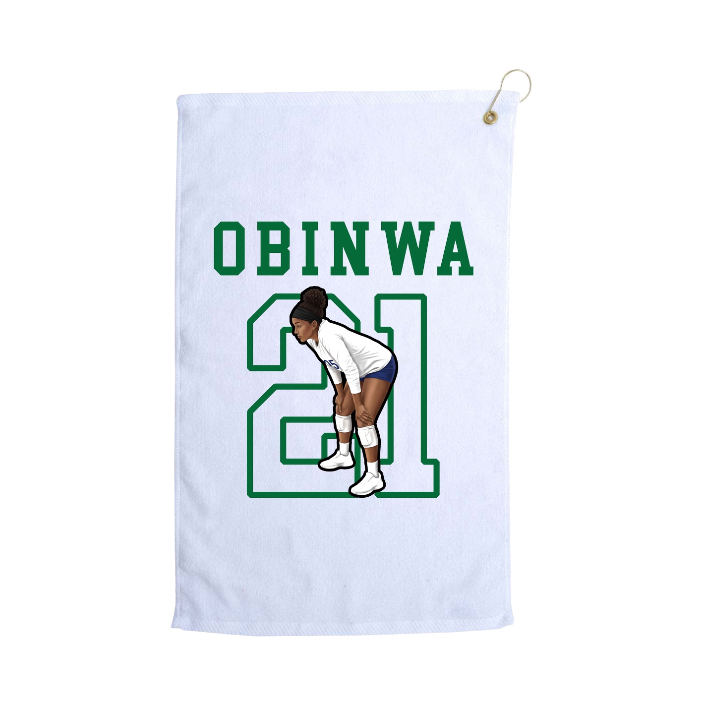 Golf Towel — Shirsey in White